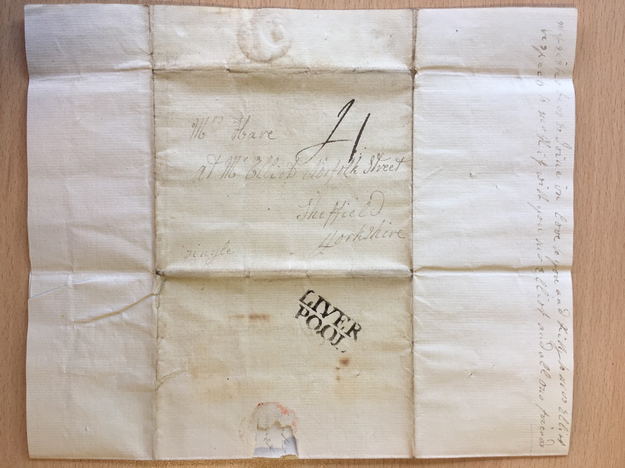 Image #4 of letter: Mary Ann Hesketh to Ann Hare, 29 October