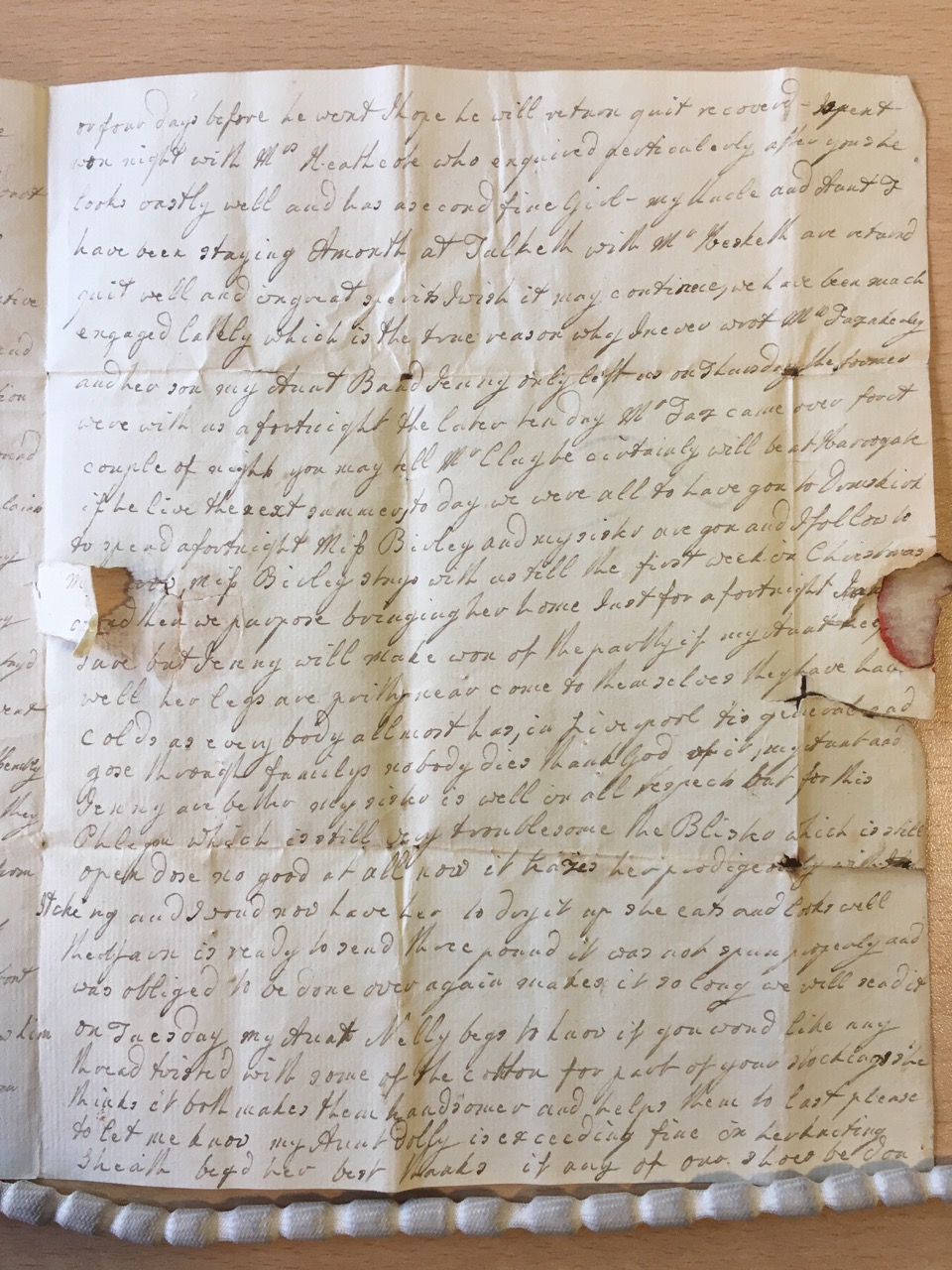 Image #3 of letter: Mary Ann Hesketh to Ann Hare, 2 December