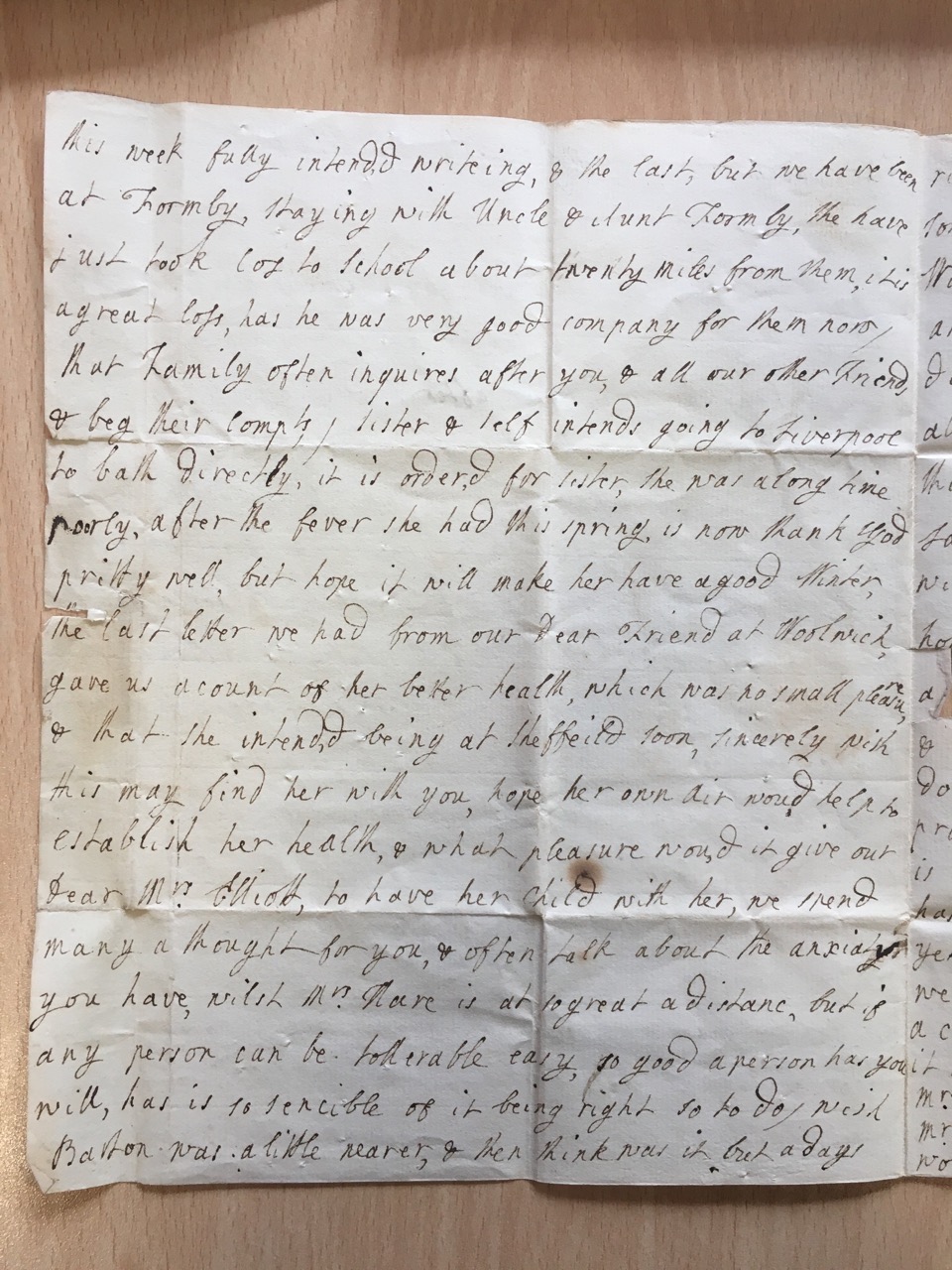 Image #2 of letter: Ellin Hesketh to Catherine Elliott, 21 July 1768