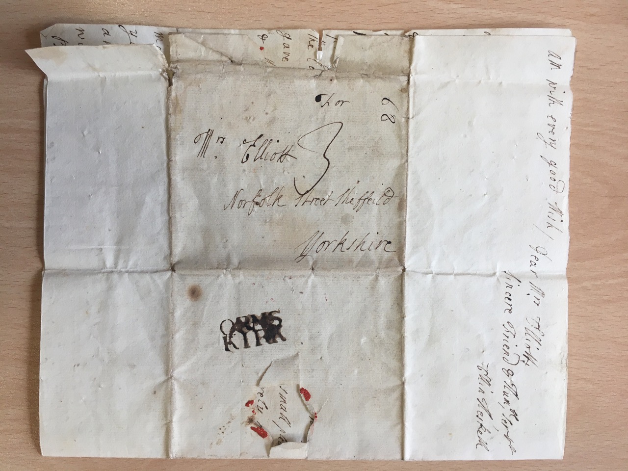 Image #4 of letter: Ellin Hesketh to Catherine Elliott, 21 July 1768