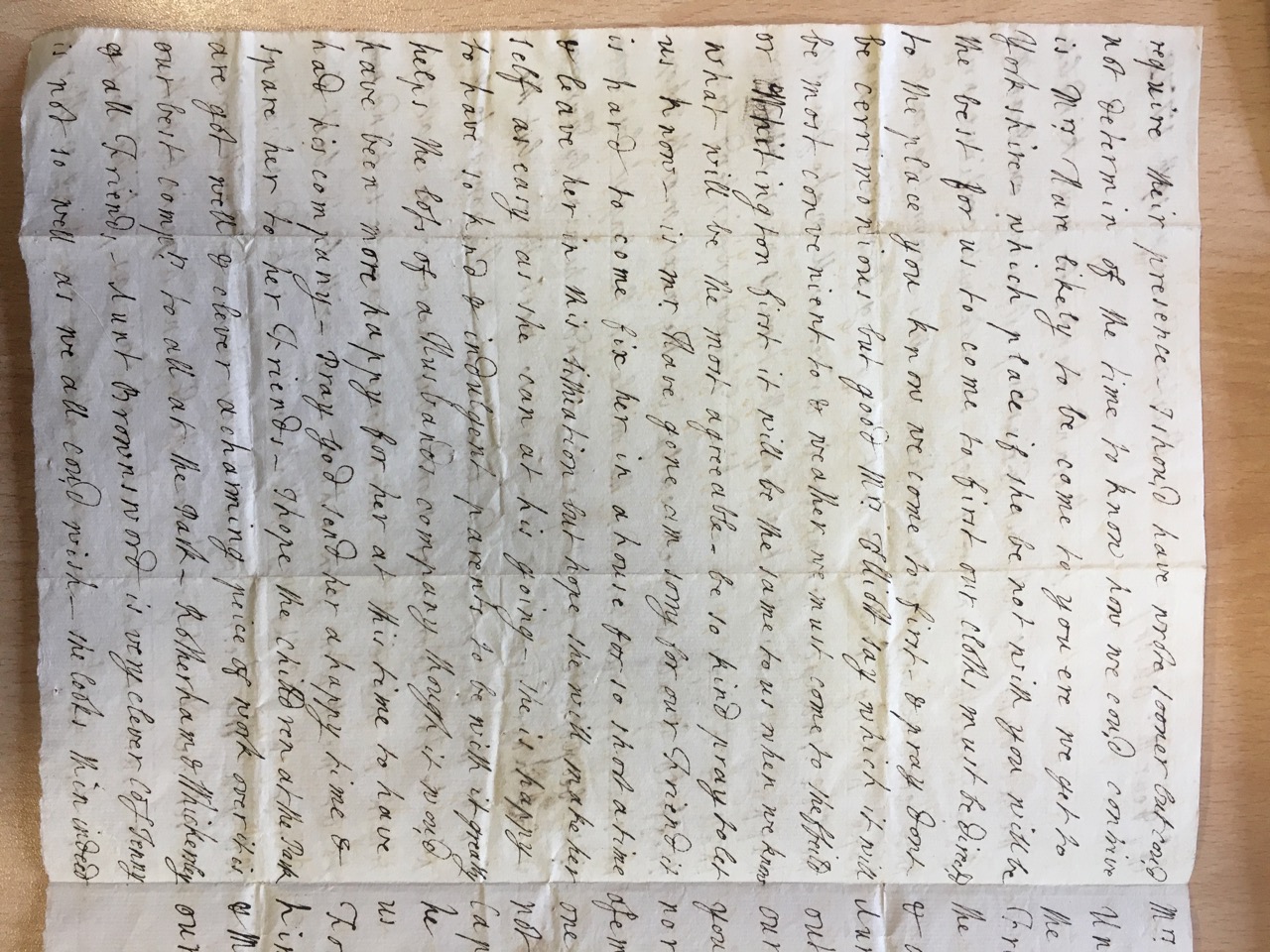 Image #2 of letter: Ellin Hesketh to Catherine Elliott, 19 June 1772