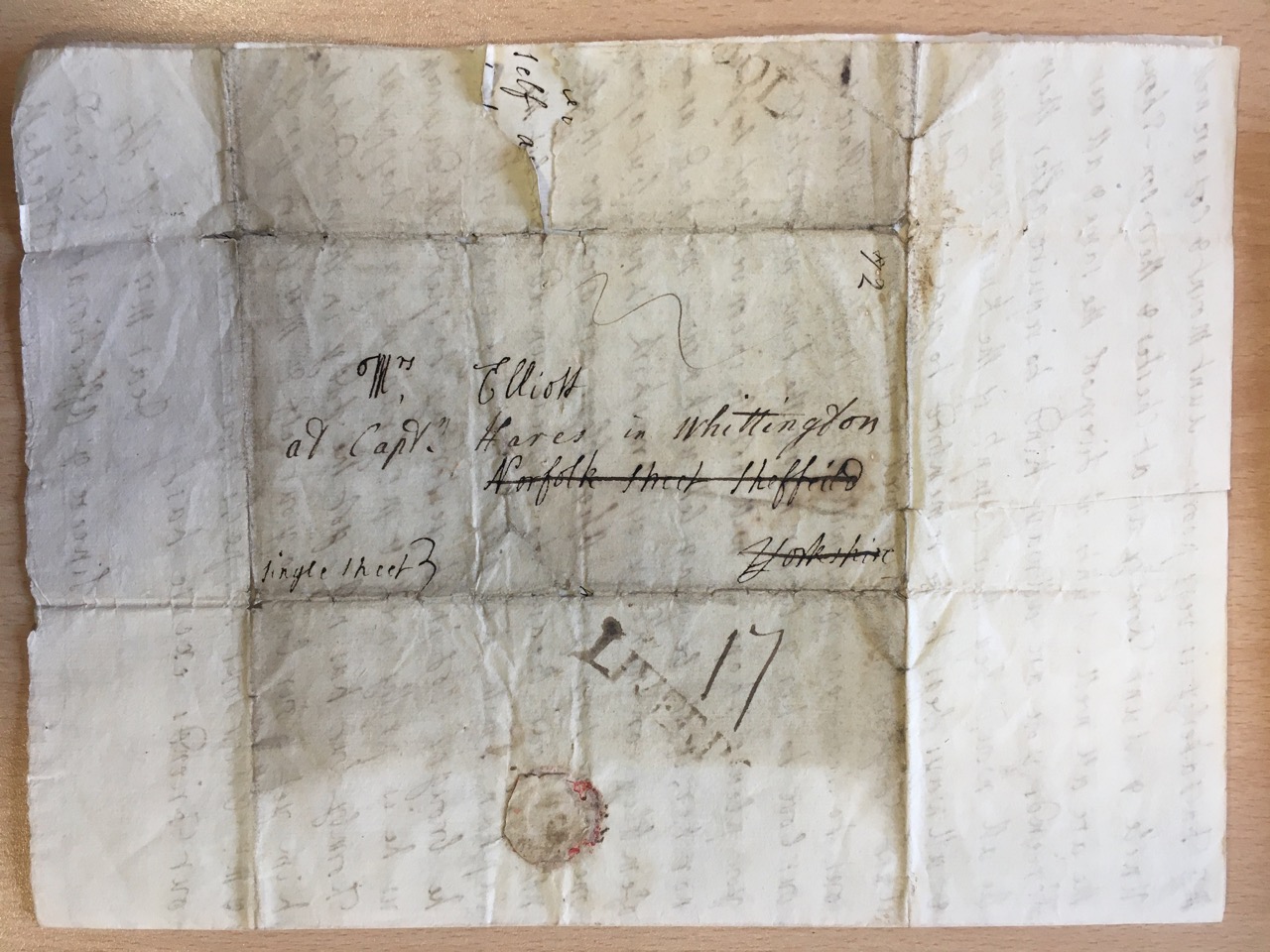 Image #4 of letter: Ellin Hesketh to Catherine Elliott, 19 June 1772