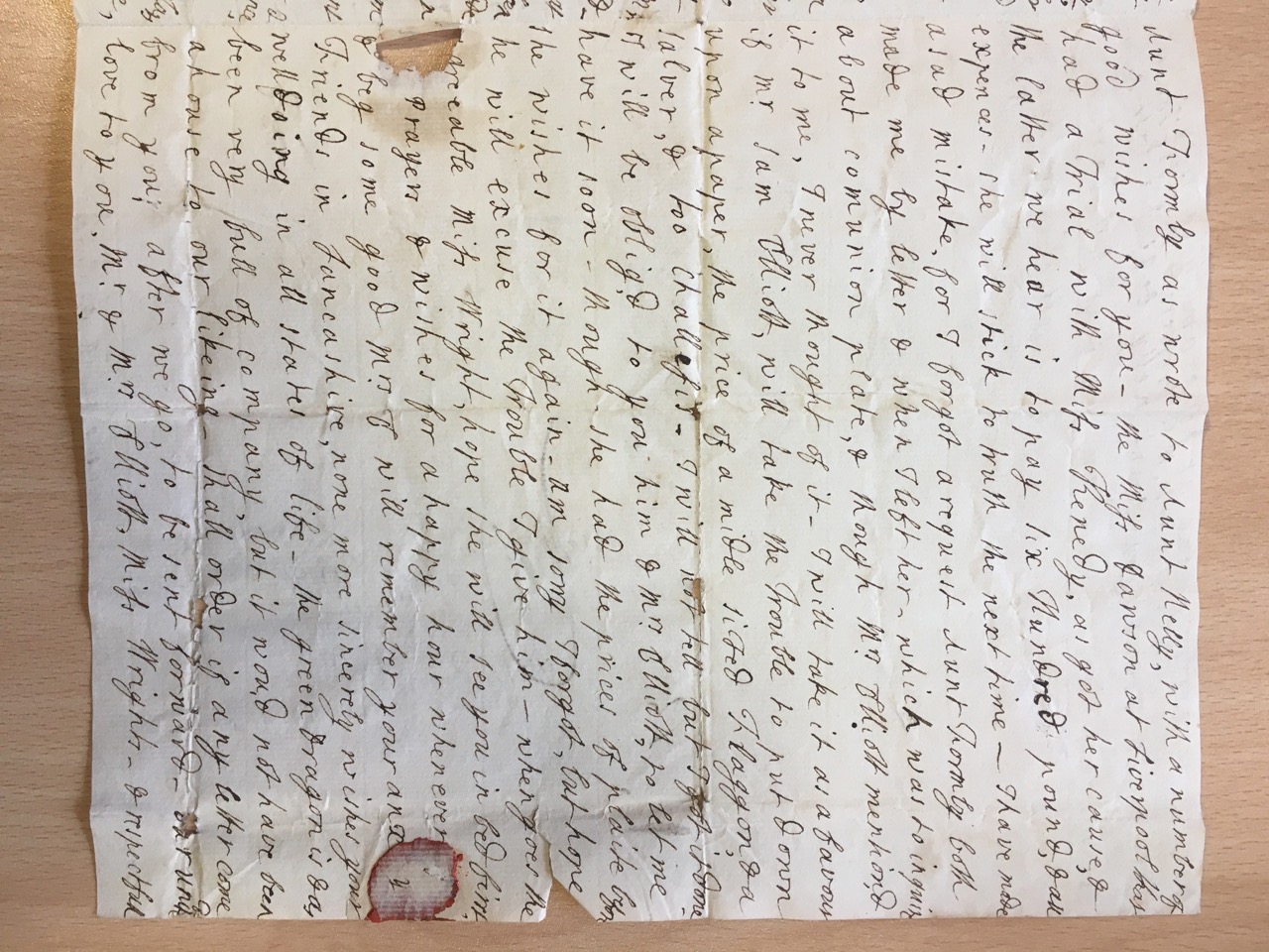 Image #3 of letter: Ellin Hesketh to Ann Hare, 8 September 1772