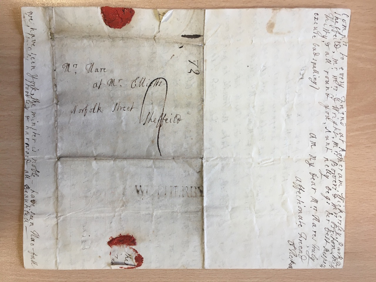 Image #4 of letter: Ellin Hesketh to Ann Hare, 8 September 1772