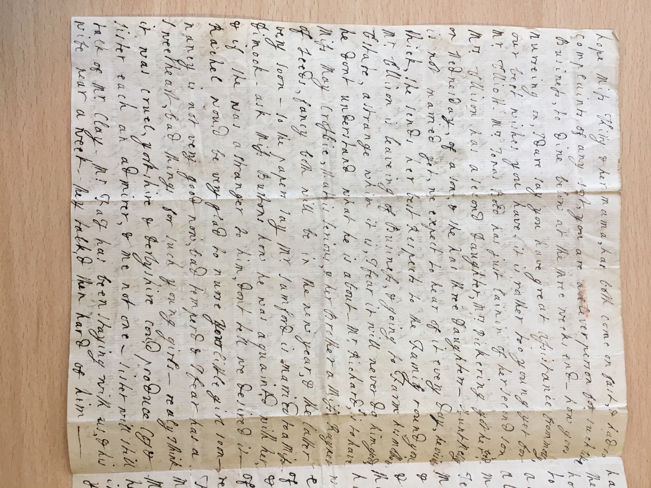 Image #2 of letter: Ellin Hesketh to Ann Hare, 26 December 1772