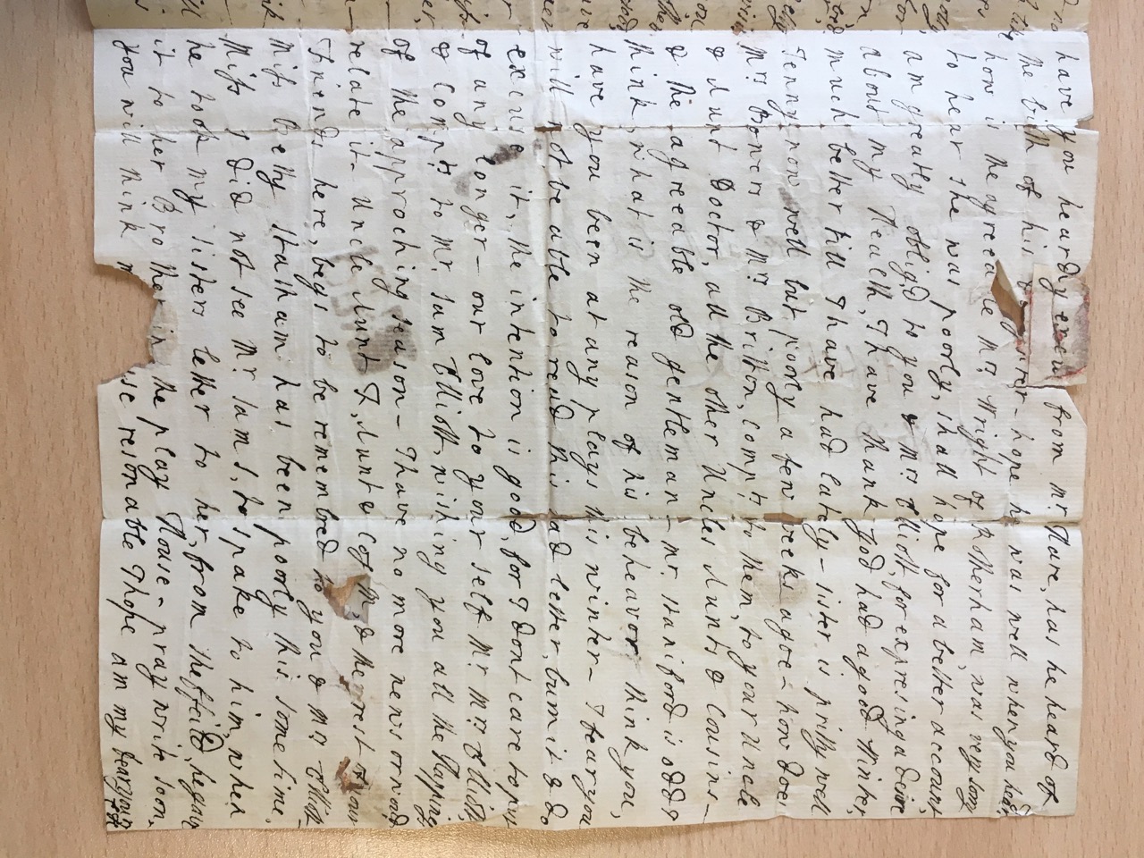 Image #3 of letter: Ellin Hesketh to Ann Hare, 26 December 1772