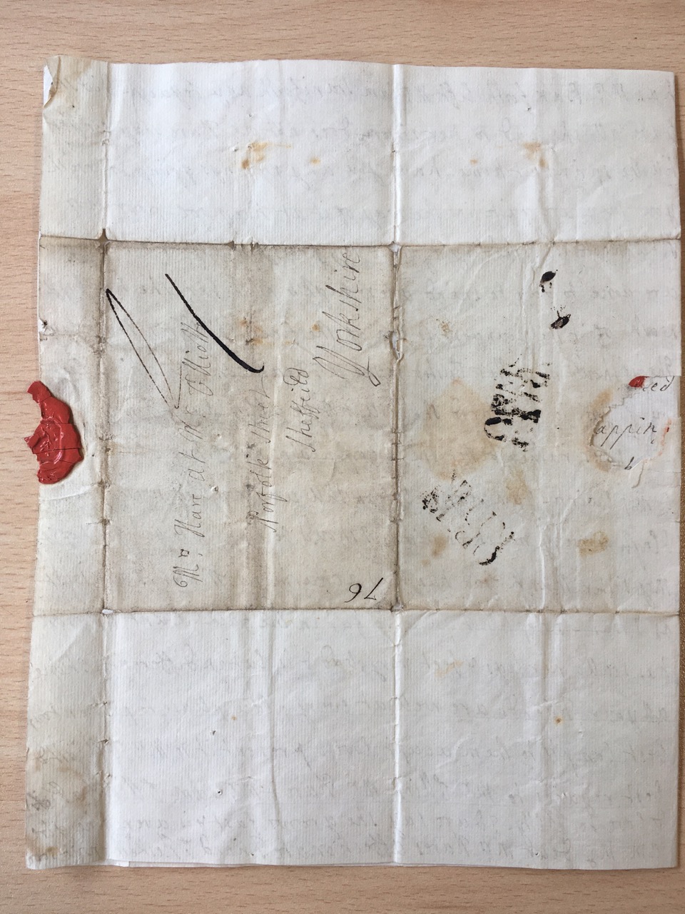 Image #4 of letter: Ellin Hesketh to Ann Hare, 16 March 1776