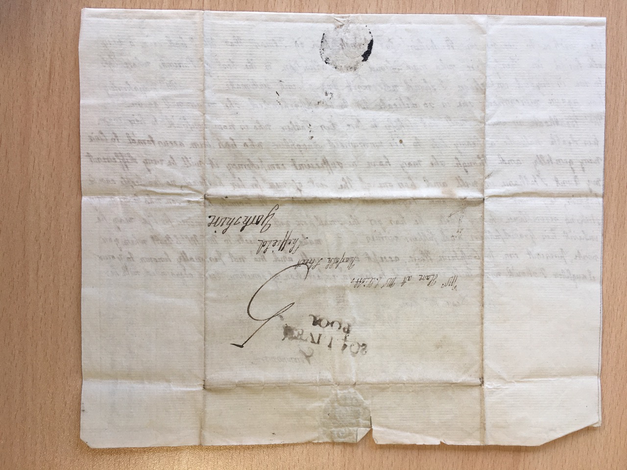 Image #1 of letter: J[enny] Brownsword to Ann Hare 7 March [c1785]