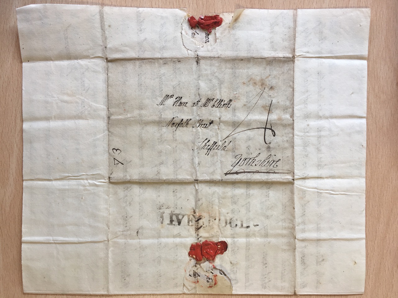 Image #4 of letter: J[enny] Brownsword to Ann Hare, 12 March 1773