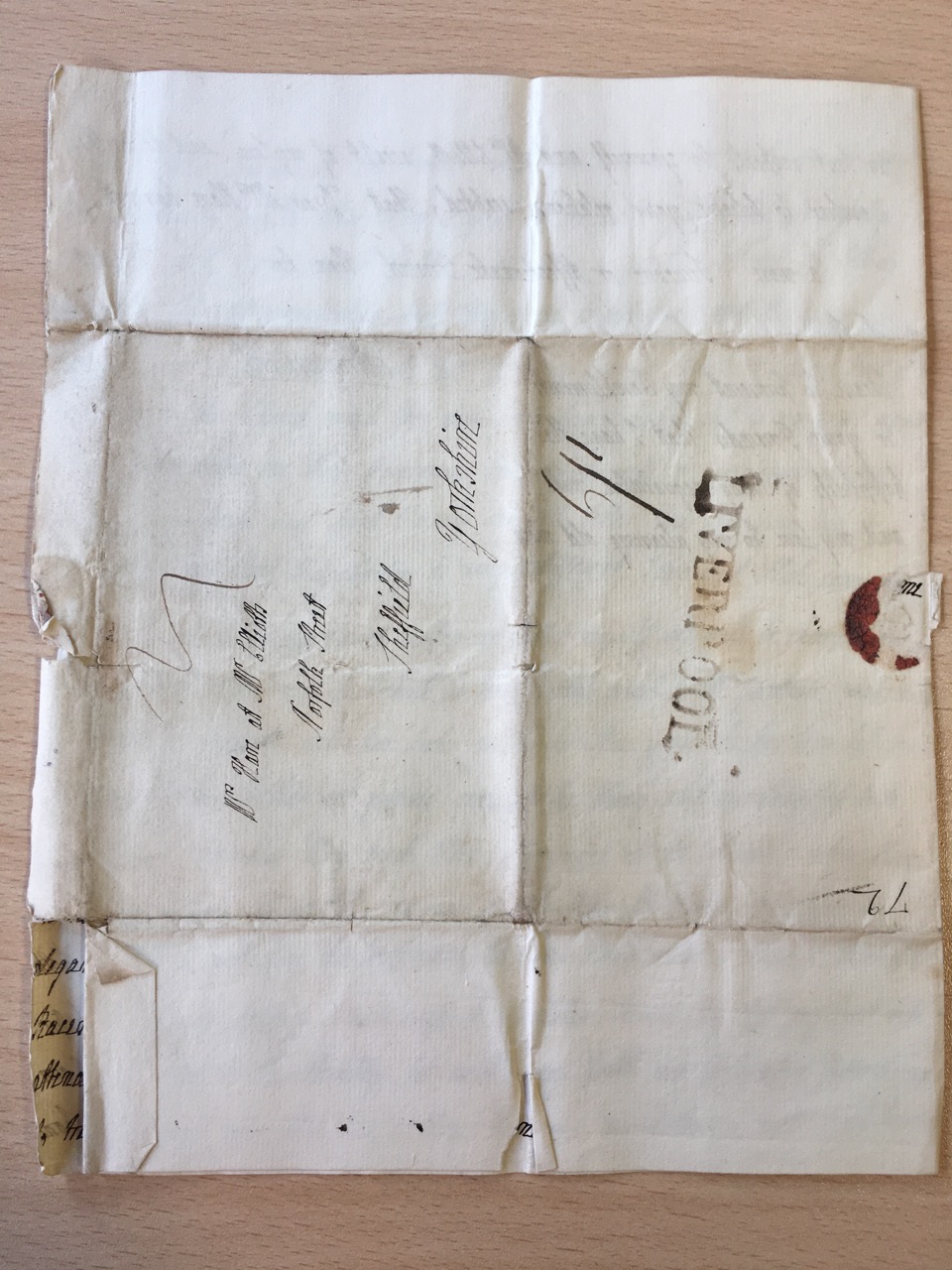 Image #4 of letter: J[enny] Brownsword to Ann Hare, 5 July [c1775]