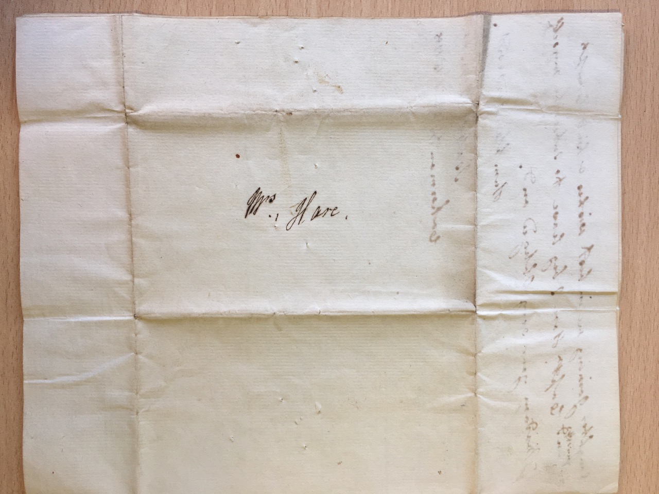 Image #4 of letter: Isabella Benson to Ann Hare, 15 April 1785