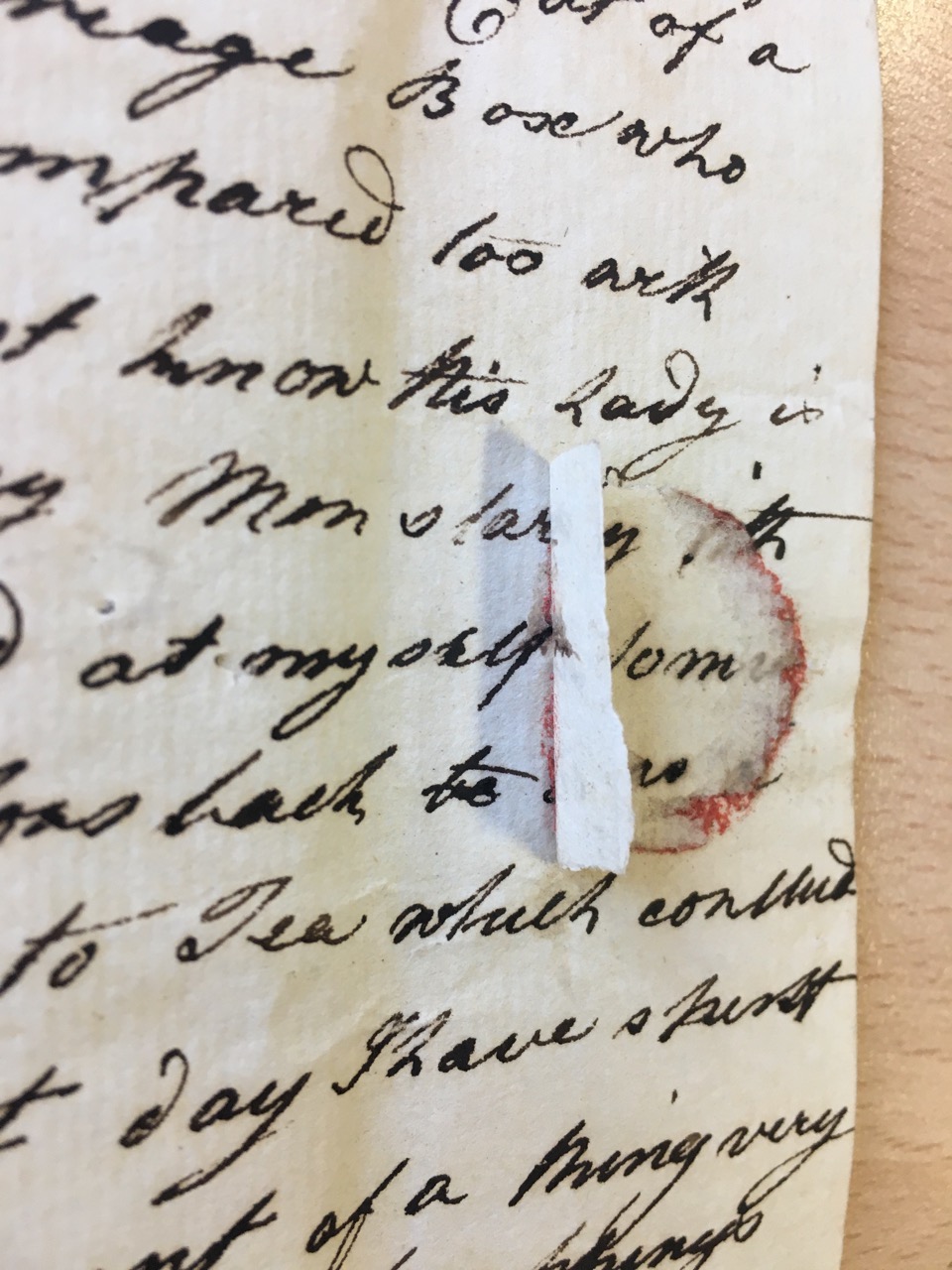 Image #4 of letter: Margaret Benson to Ann Hare, 19 October [1790?]
