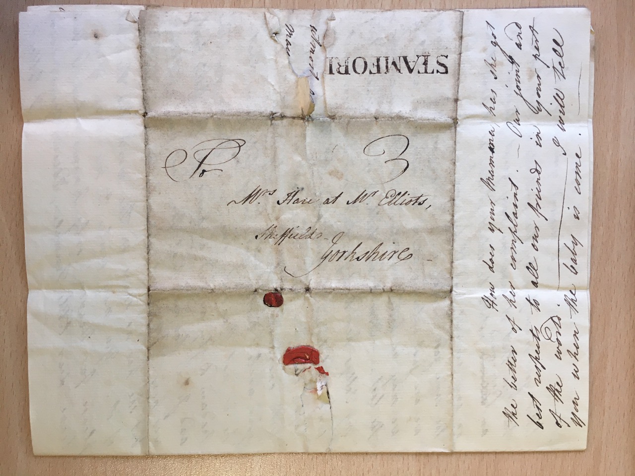 Image #4 of letter: I Collier to Ann Hare, 24 December [?1769]