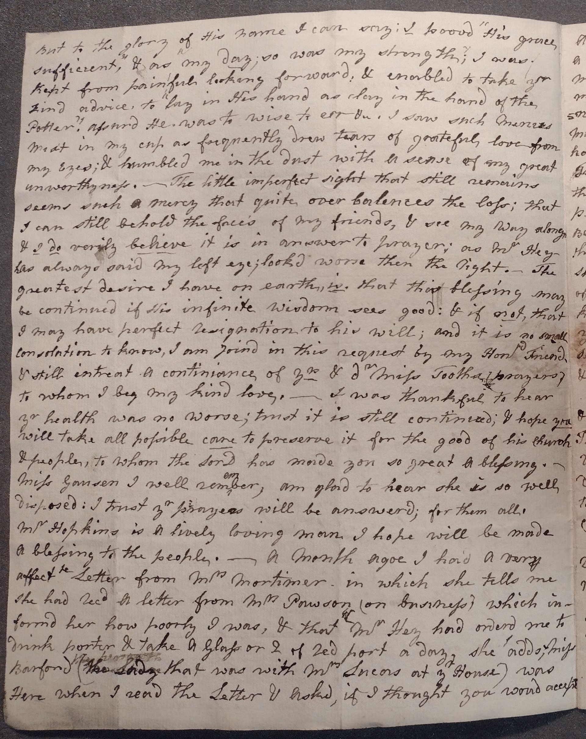 Image #2 of letter: Ann Tripp to Mrs Fletcher, 20/23 December 1807