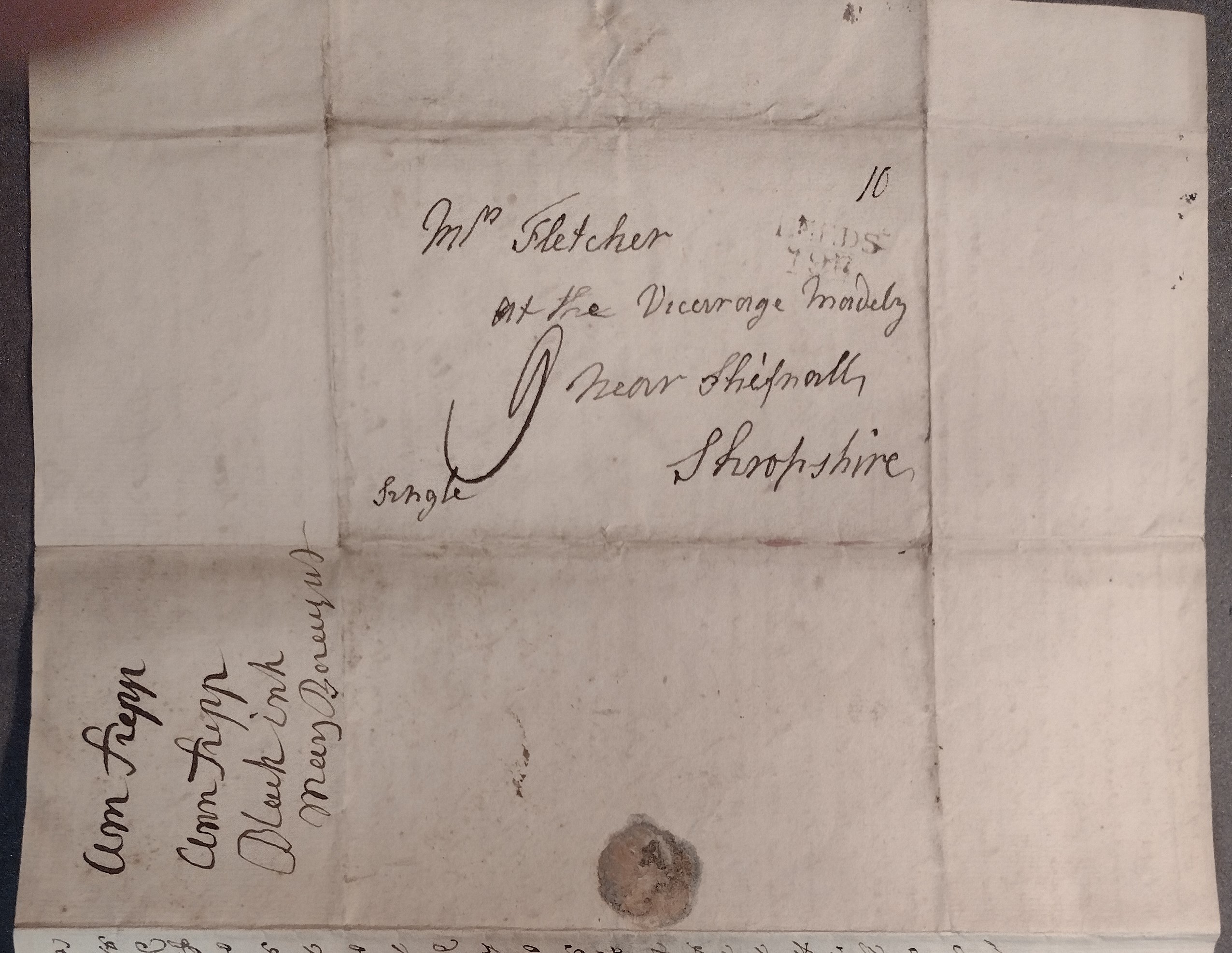 Image #4 of letter: Ann Tripp to Mrs Fletcher, 20/23 December 1807