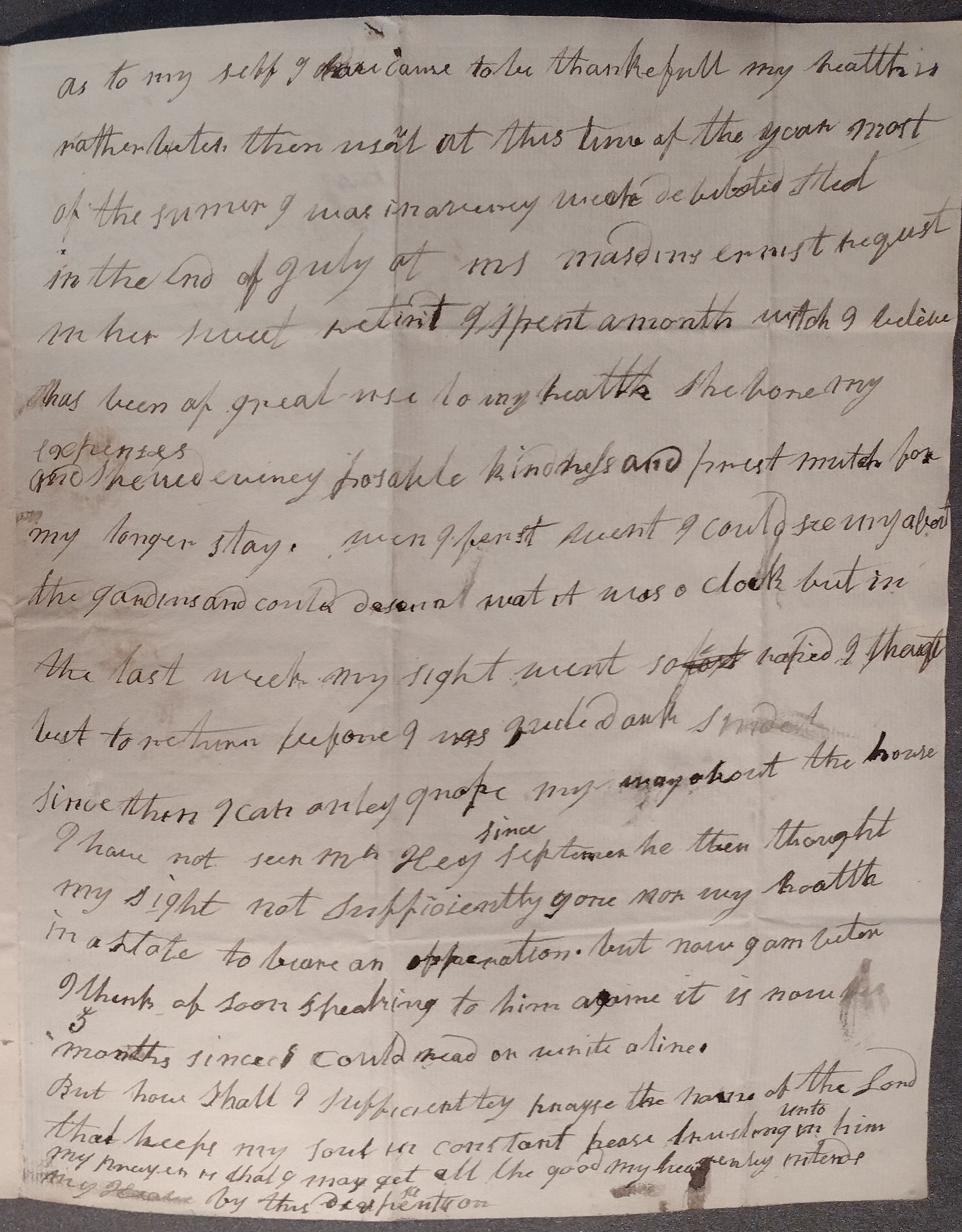 Image #2 of letter: Ann Tripp to Mrs Fletcher, 11 December 1808