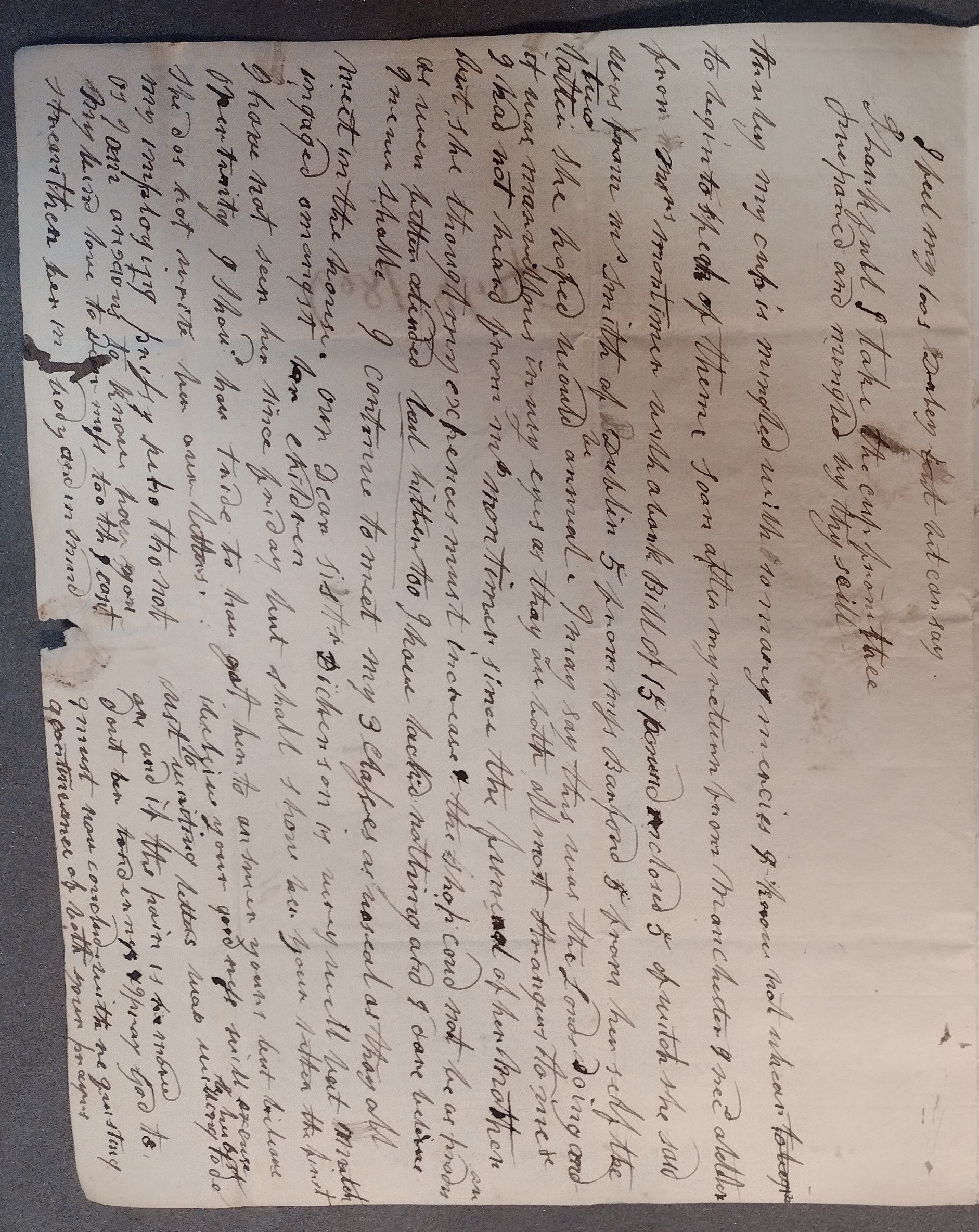 Image #3 of letter: Ann Tripp to Mrs Fletcher, 11 December 1808