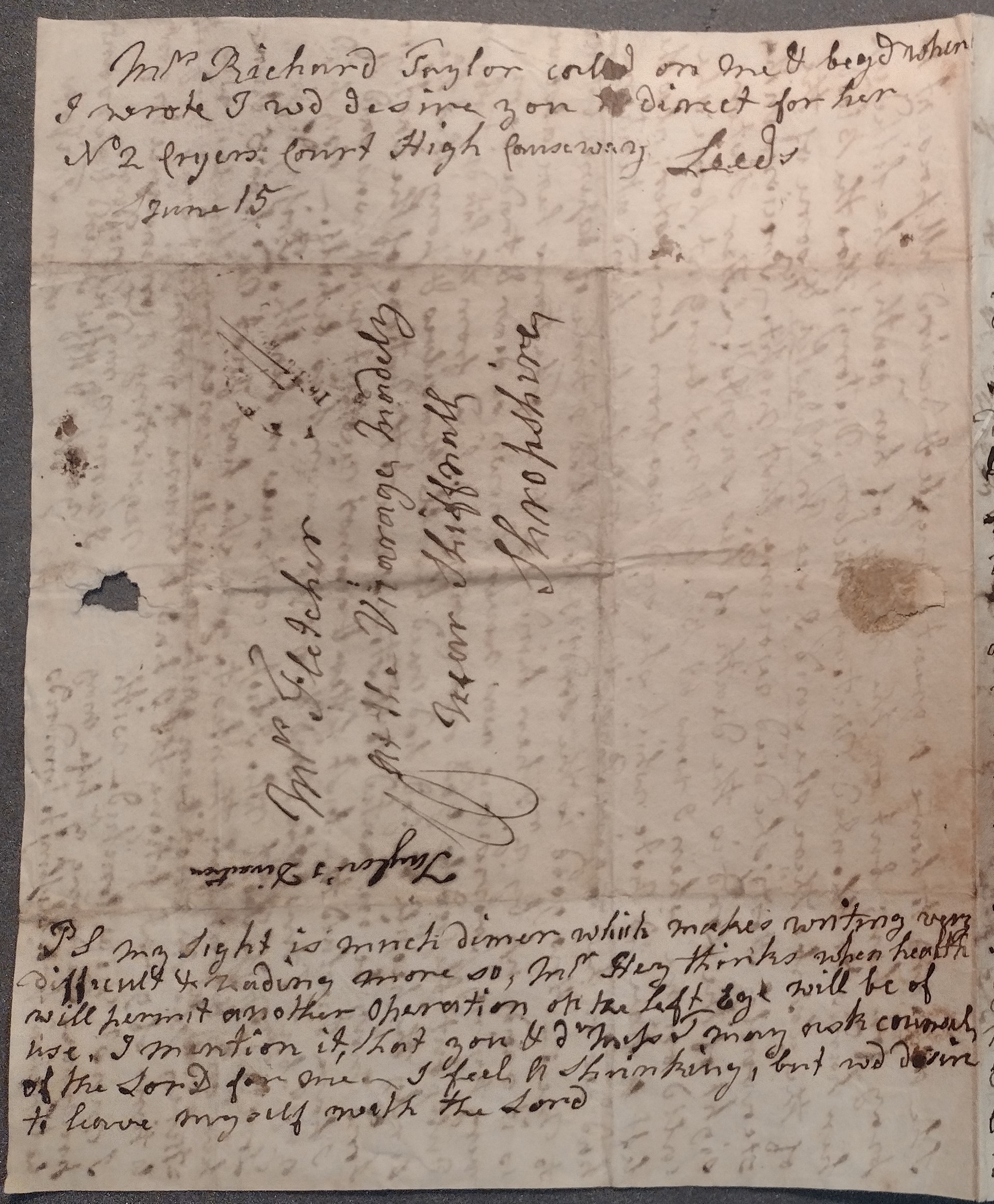 Image #4 of letter: Ann Tripp to Mrs Fletcher, 14/15 June 1813