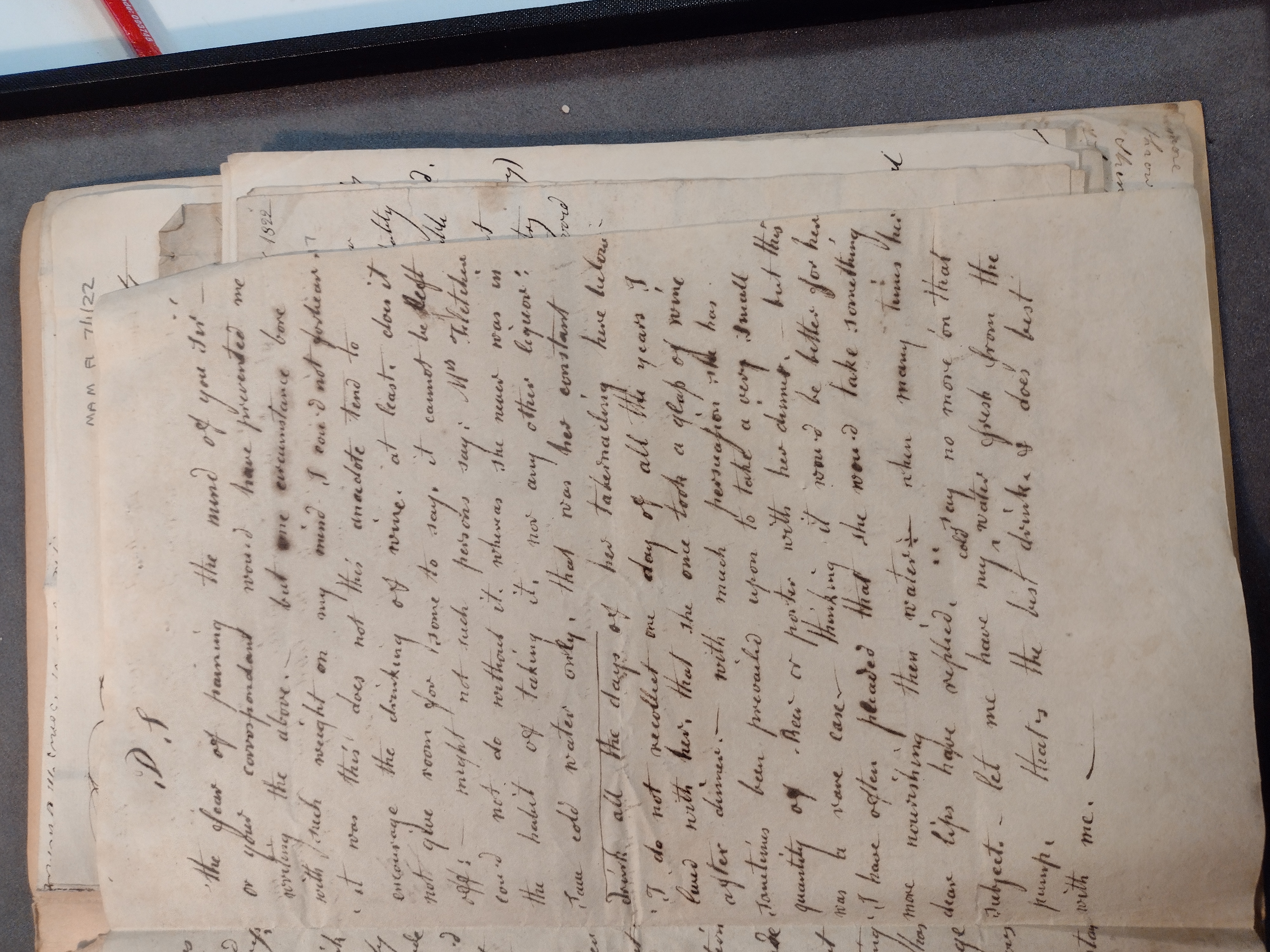 Image #3 of letter: Mary Tooth to Mr Benson, 11 July 1817