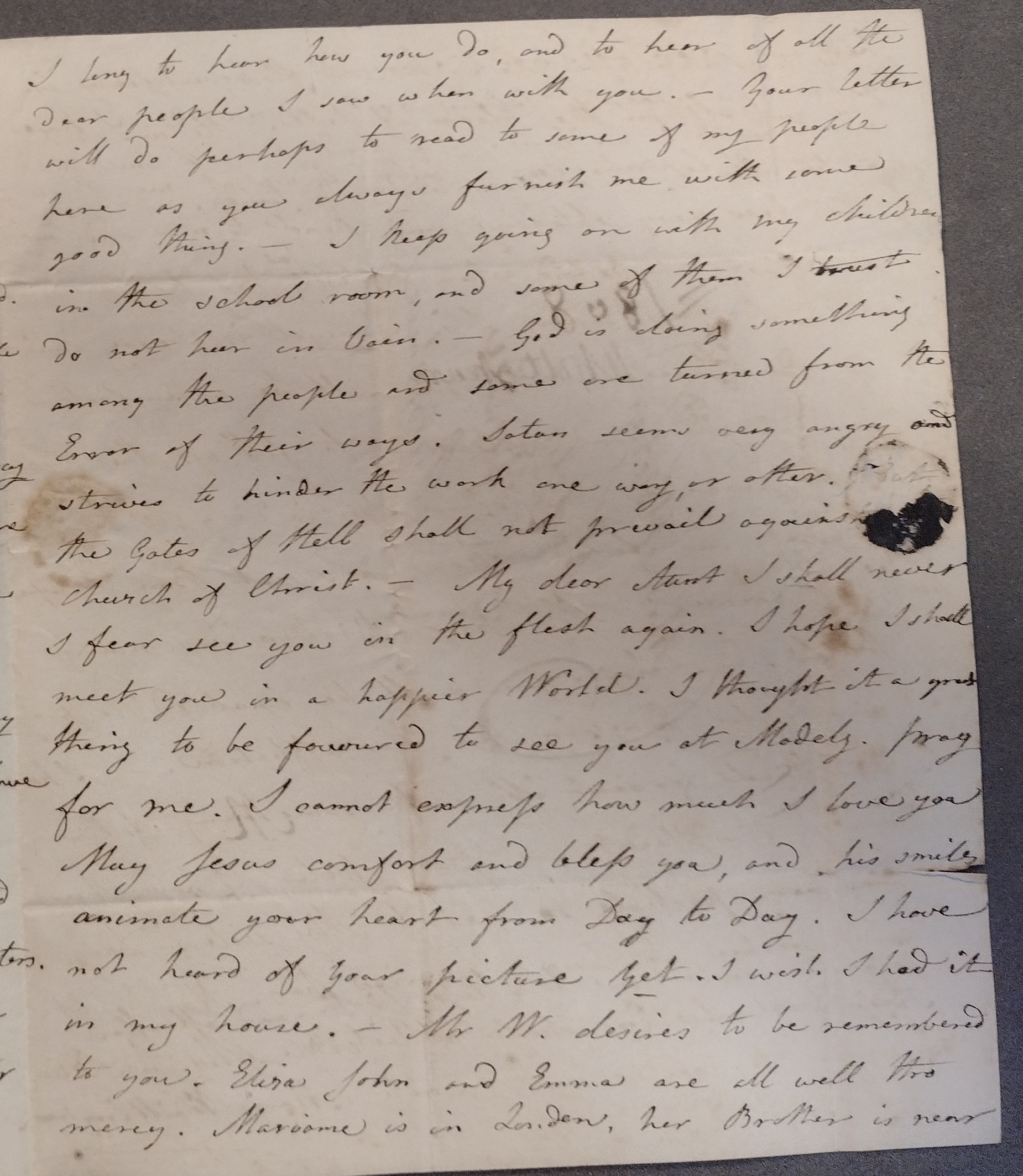 Image #3 of letter: Mary Whittingham to Mary Fletcher, 1808
