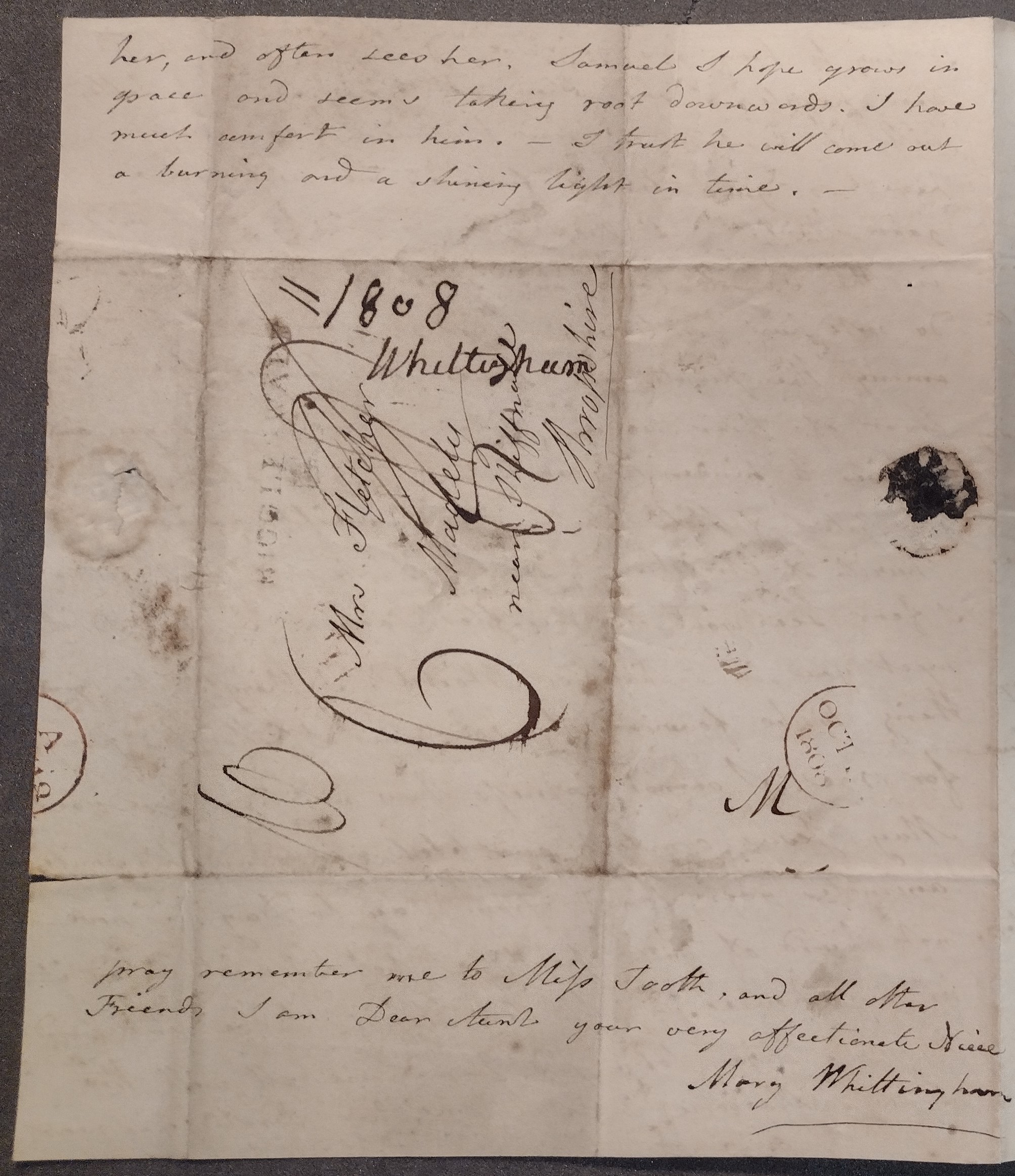 Image #4 of letter: Mary Whittingham to Mary Fletcher, 1808