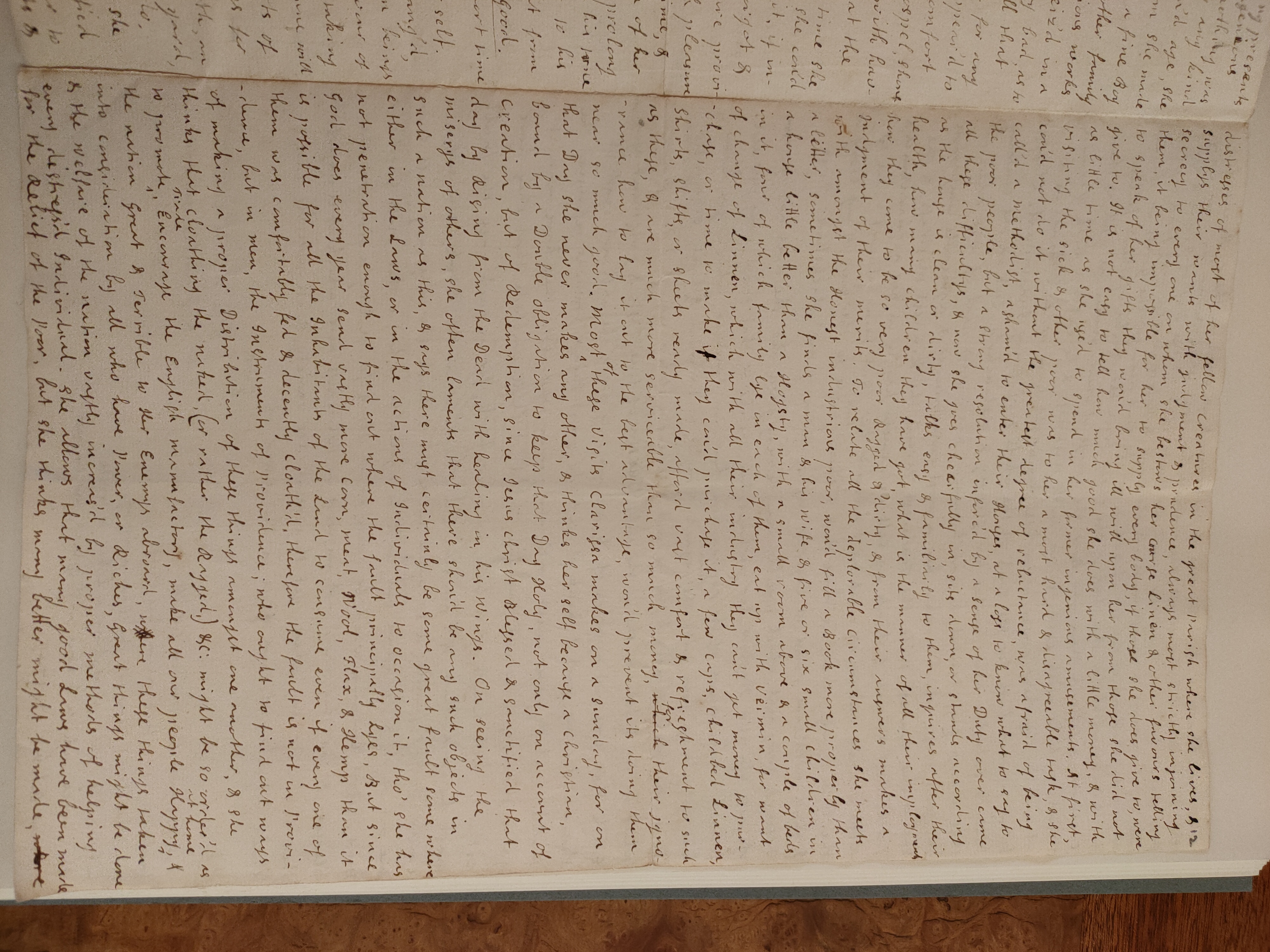 Image #3 of letter: Jane Johnson to Mrs Brompton, 17 October 1749