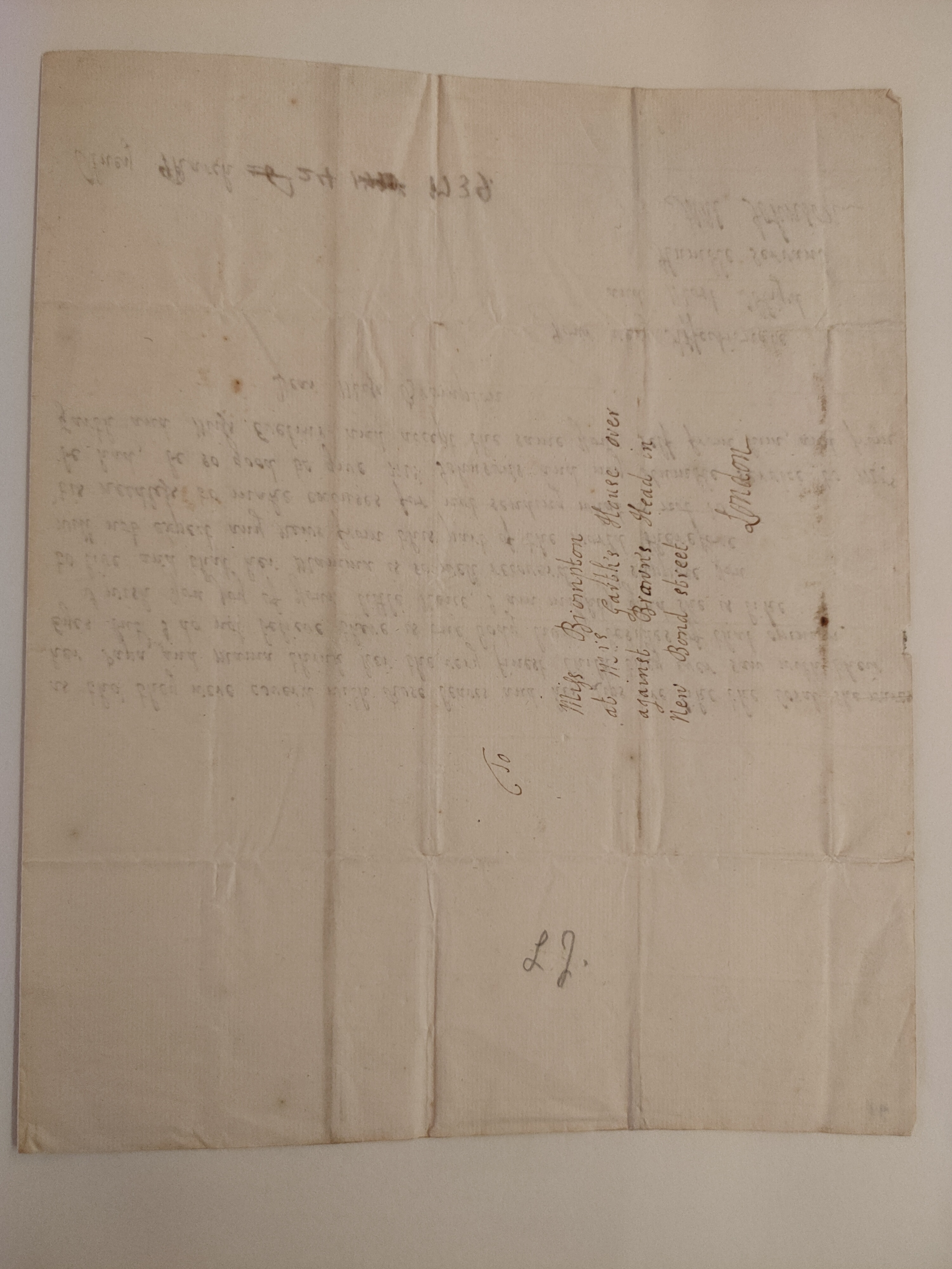 Image #3 of letter: Jane Johnson to Miss Brompton, 24 Mar 1739