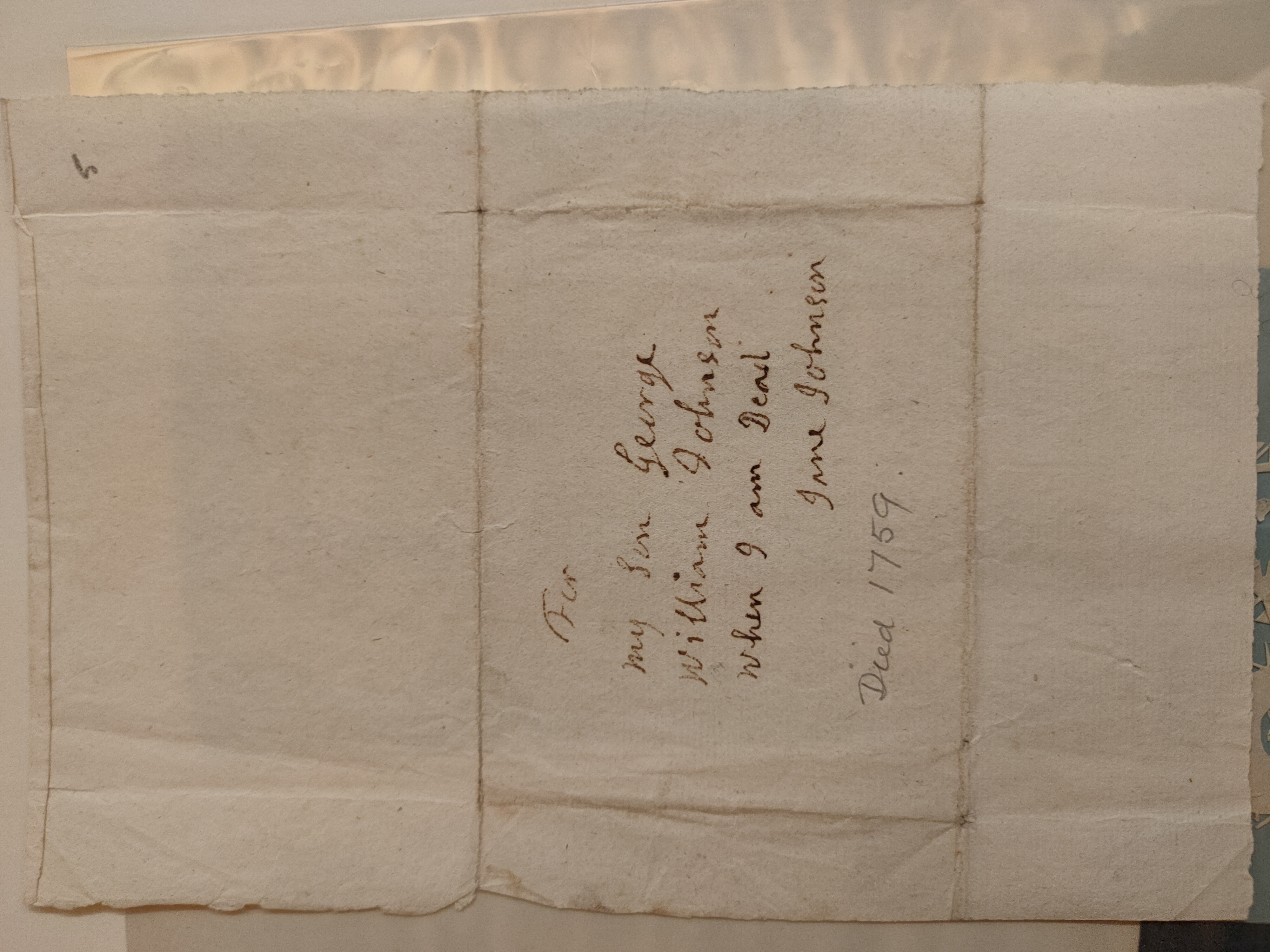 Image #2 of letter: Jane Johnson to George Johnson, 20 April 1755