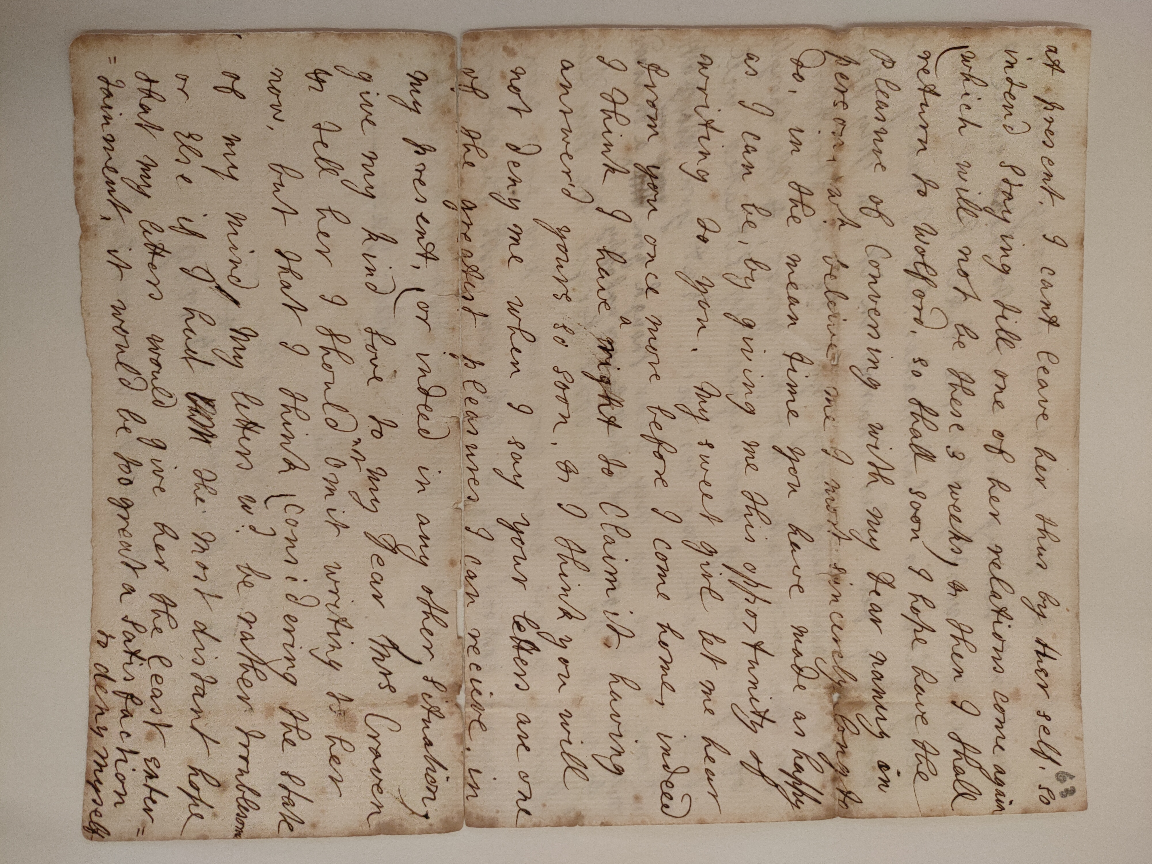 Image #3 of letter: Henrietta Ingram to ?Nanny [Her sister], 24 February 1759