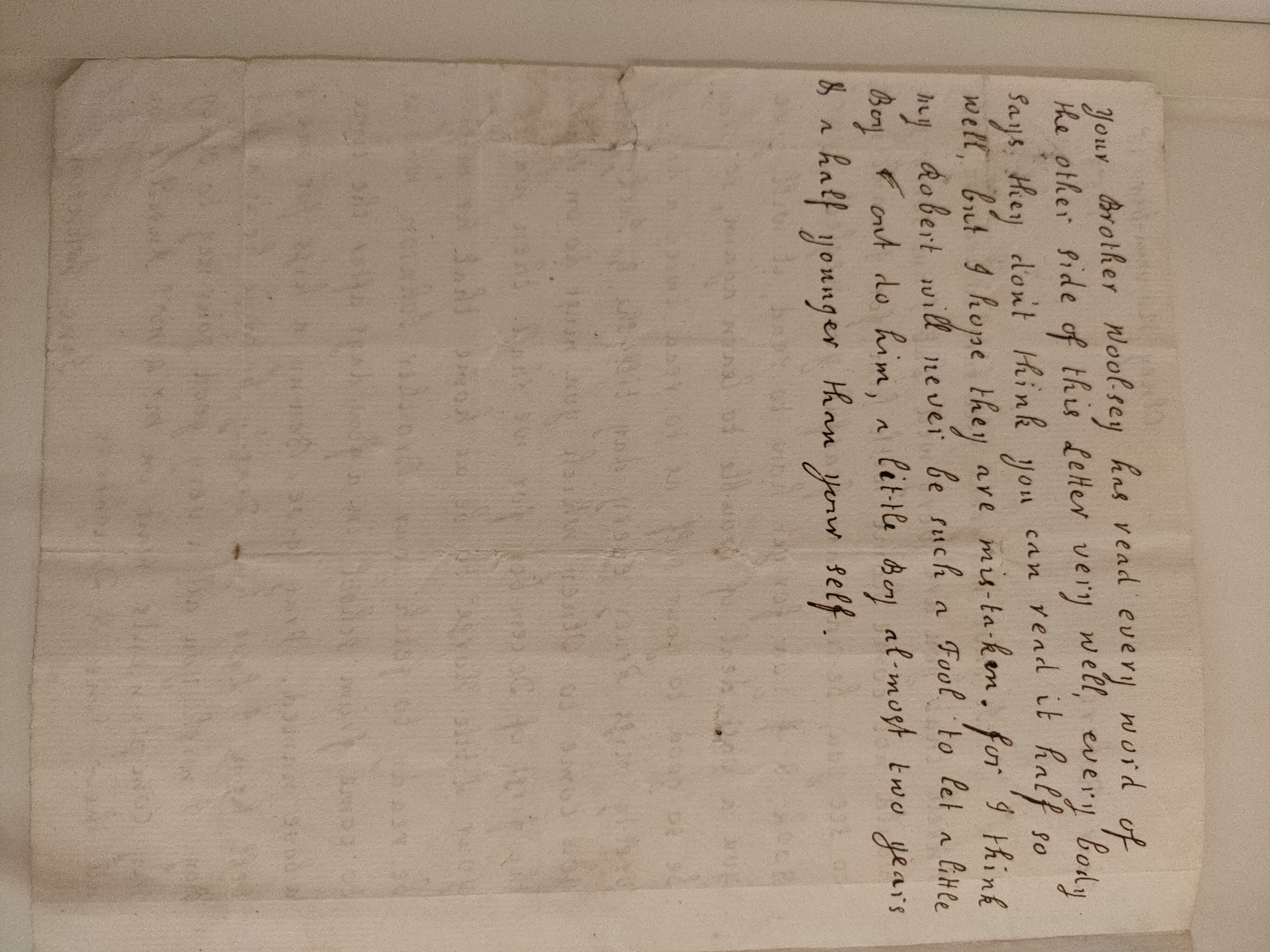 Image #2 of letter: Jane Johnson to Robert Johnson, 15 November 1753