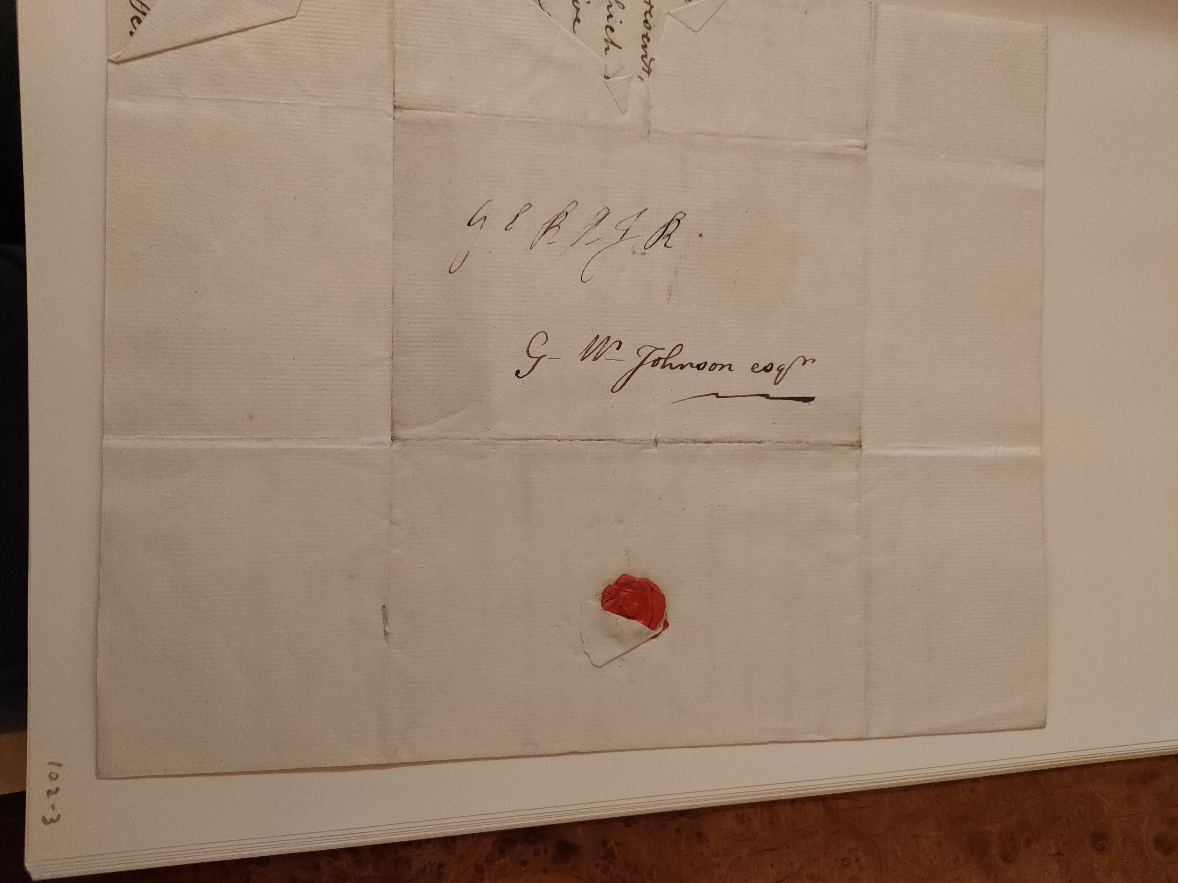 Image #3 of letter: Robert Augustus Johnson to George William Johnson, 14 October 1782