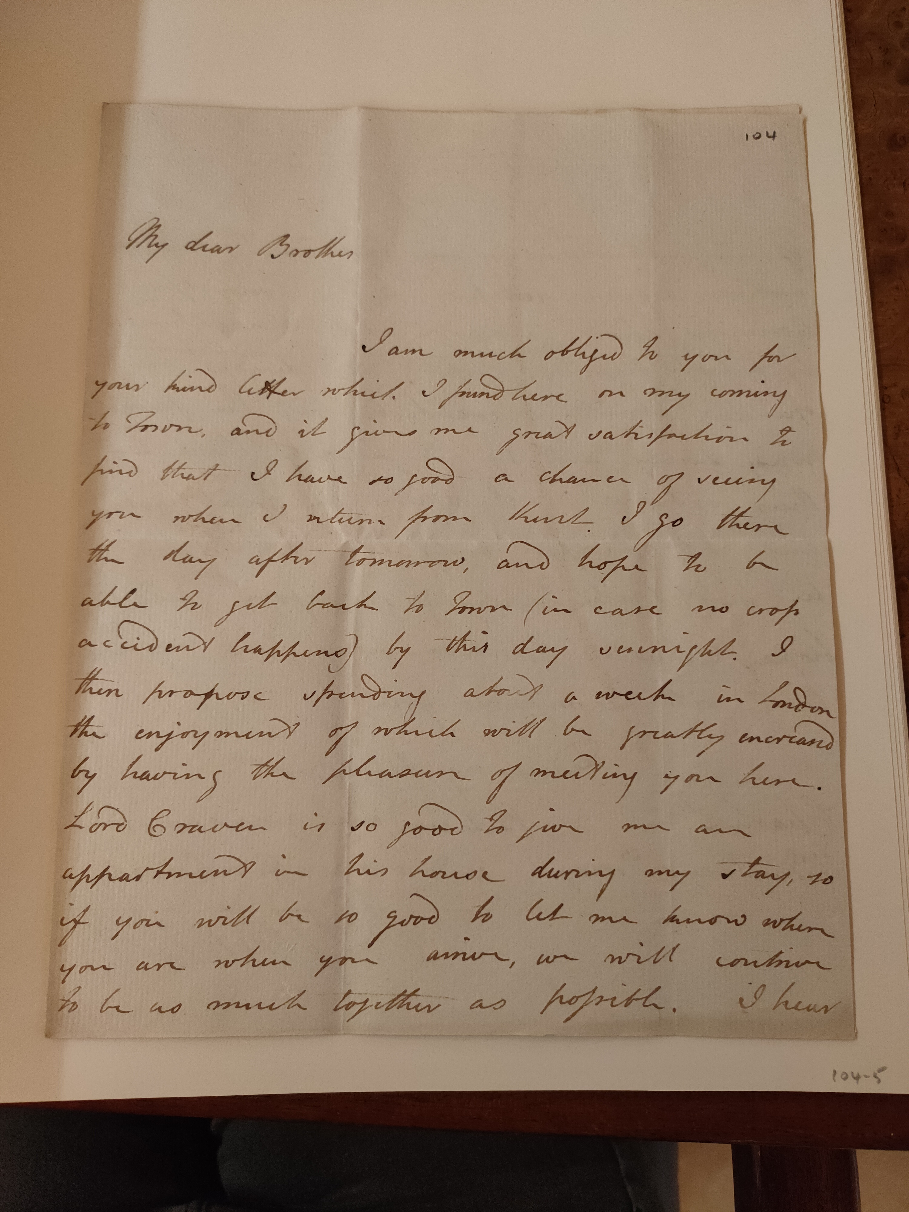 Image #1 of letter: Robert Augustus Johnson to George William Johnson, 7 May ?1783