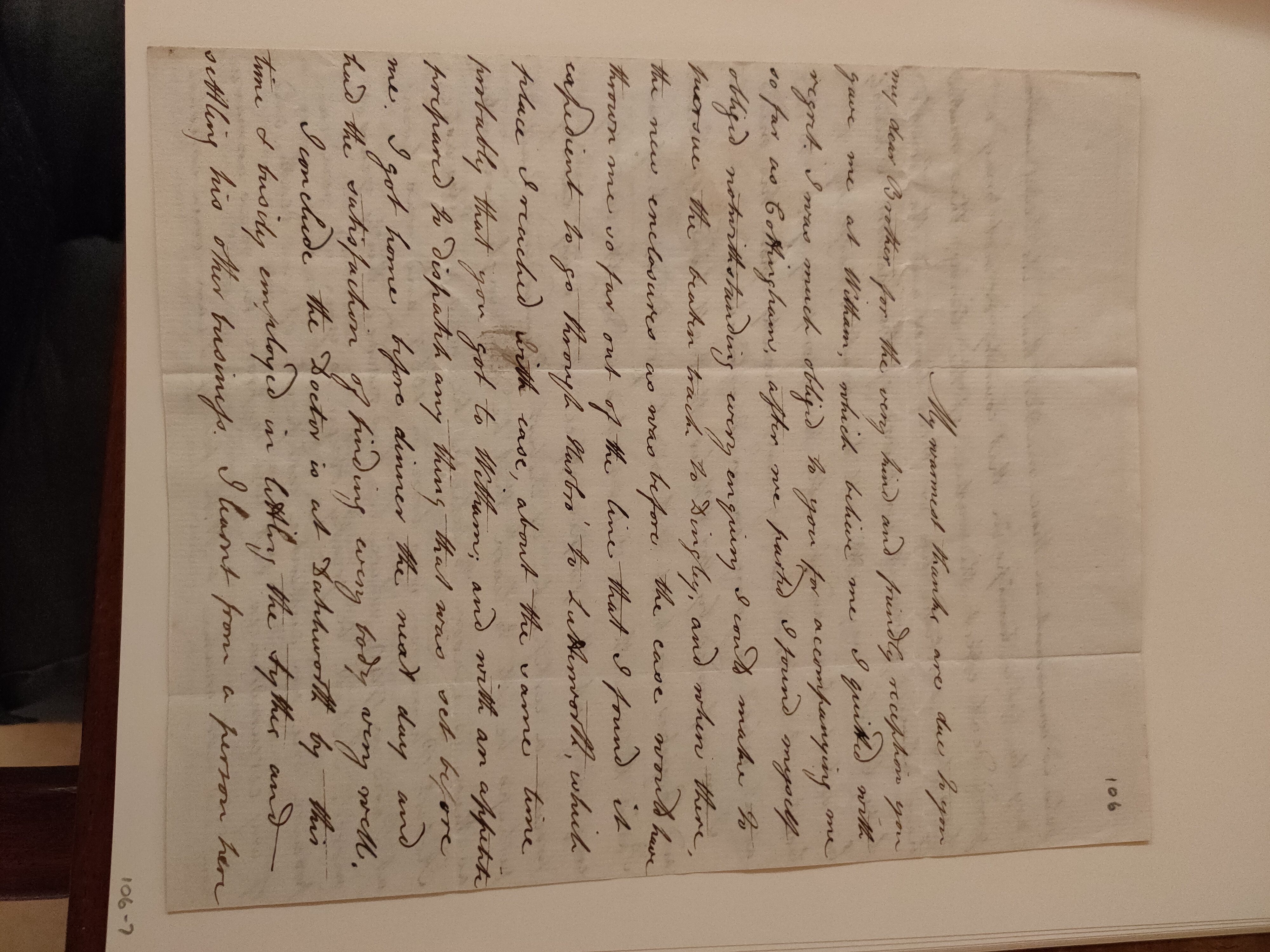 Image #1 of letter: Robert Augustus Johnson to George William Johnson, 5 May ?1783