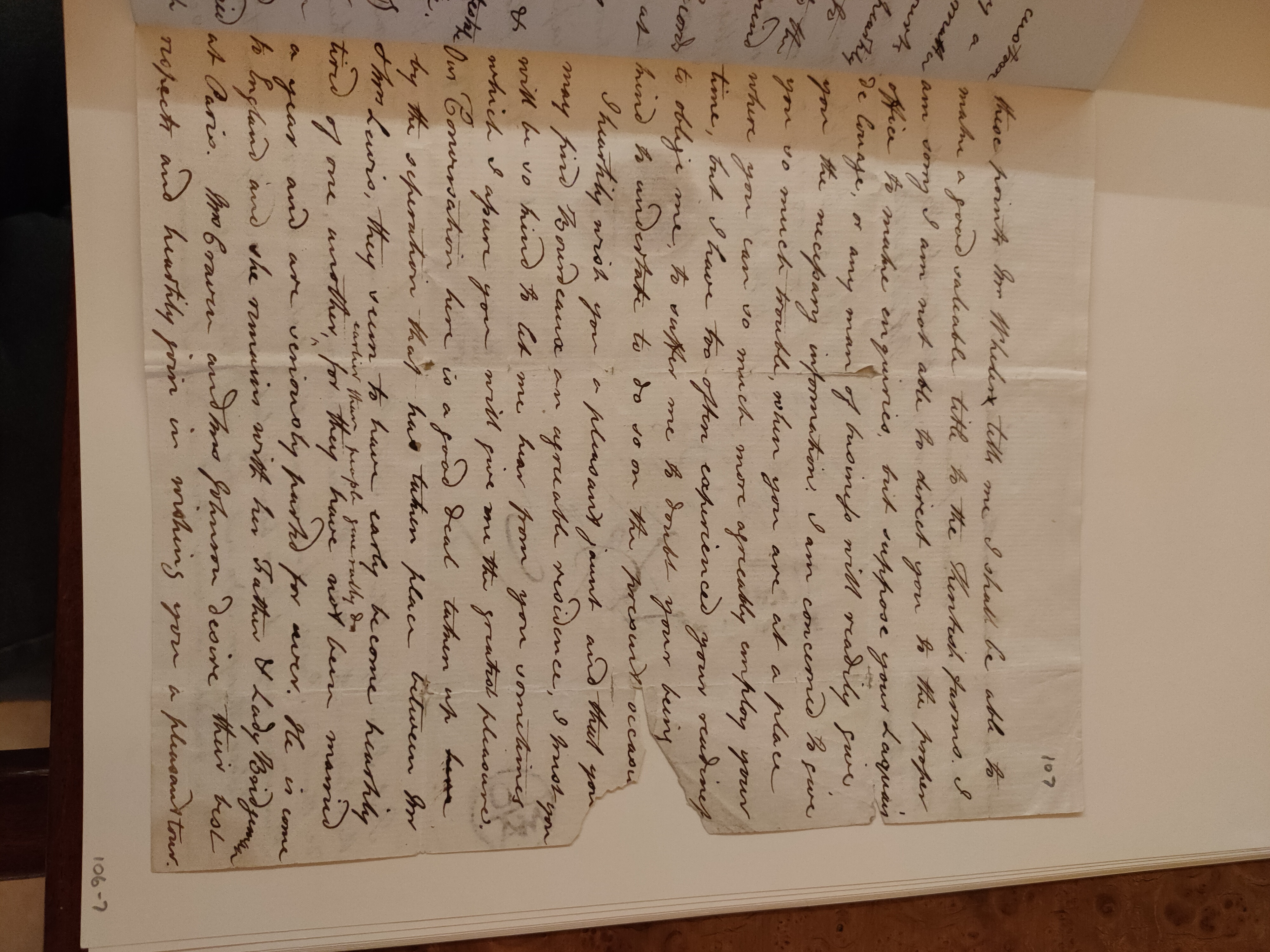 Image #3 of letter: Robert Augustus Johnson to George William Johnson, 5 May ?1783