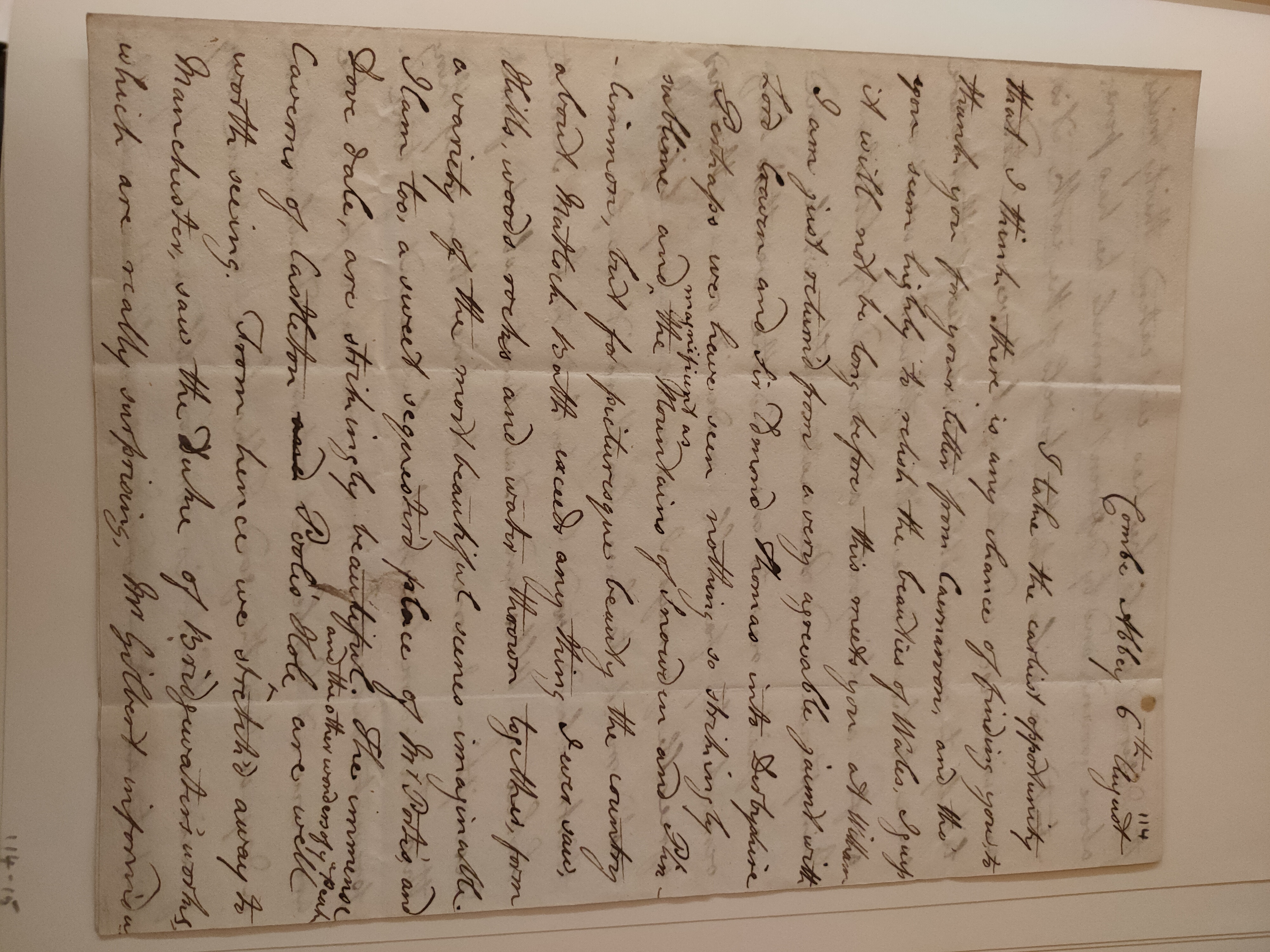 Image #1 of letter: Robert Augustus Johnson to George William Johnson, 6 August ?178