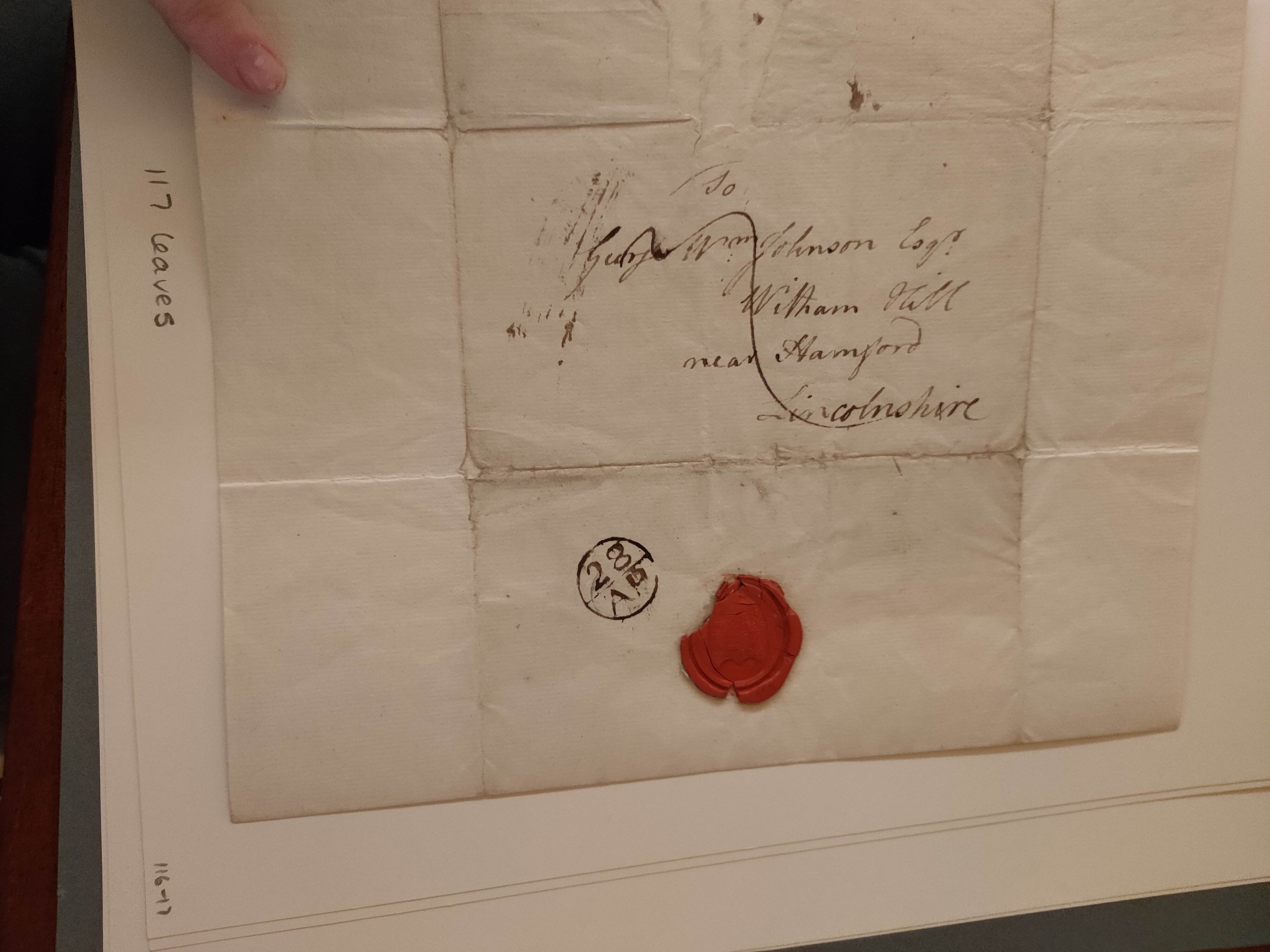 Image #3 of letter: Robert Augustus Johnson to George William Johnson