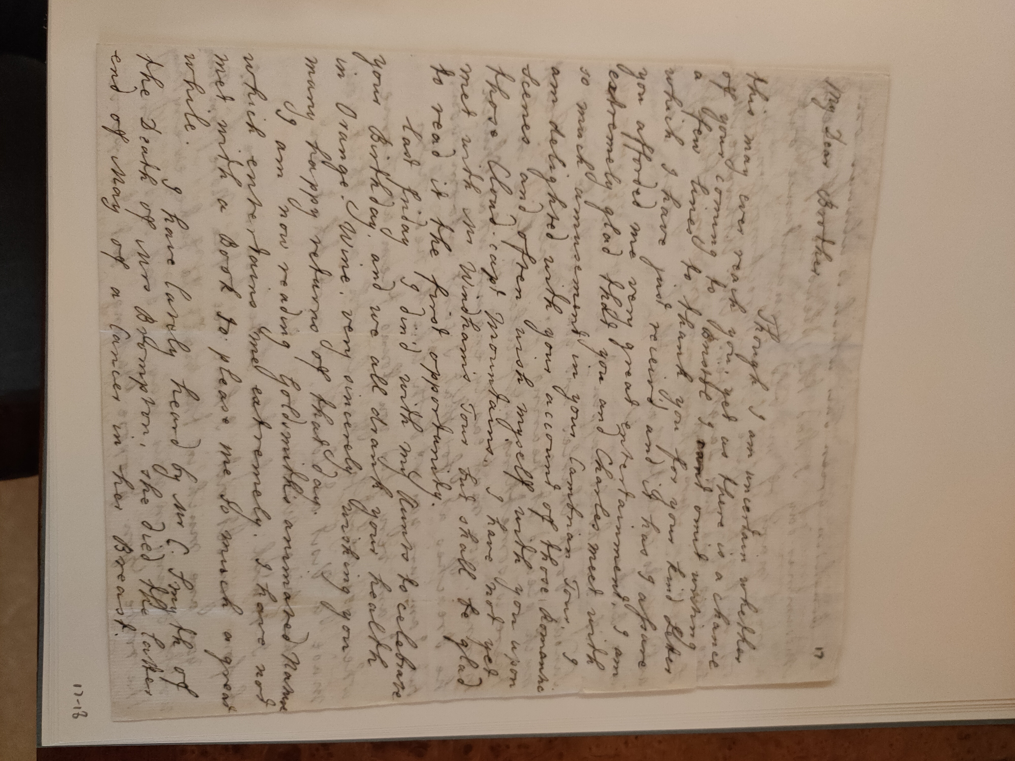 Image #1 of letter: Barbara Johnson to George William Johnson, July 9 1776