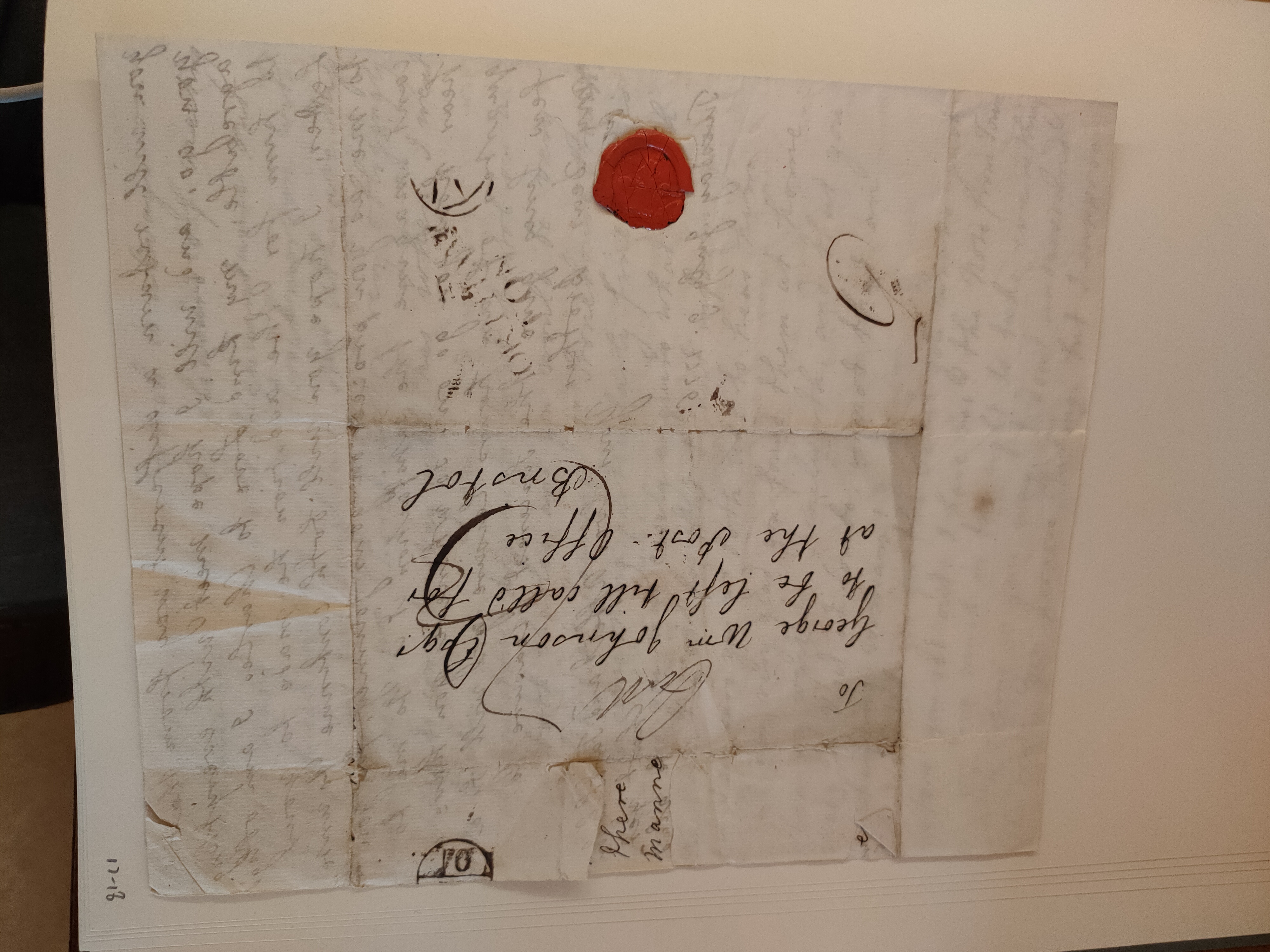 Image #4 of letter: Barbara Johnson to George William Johnson, July 9 1776
