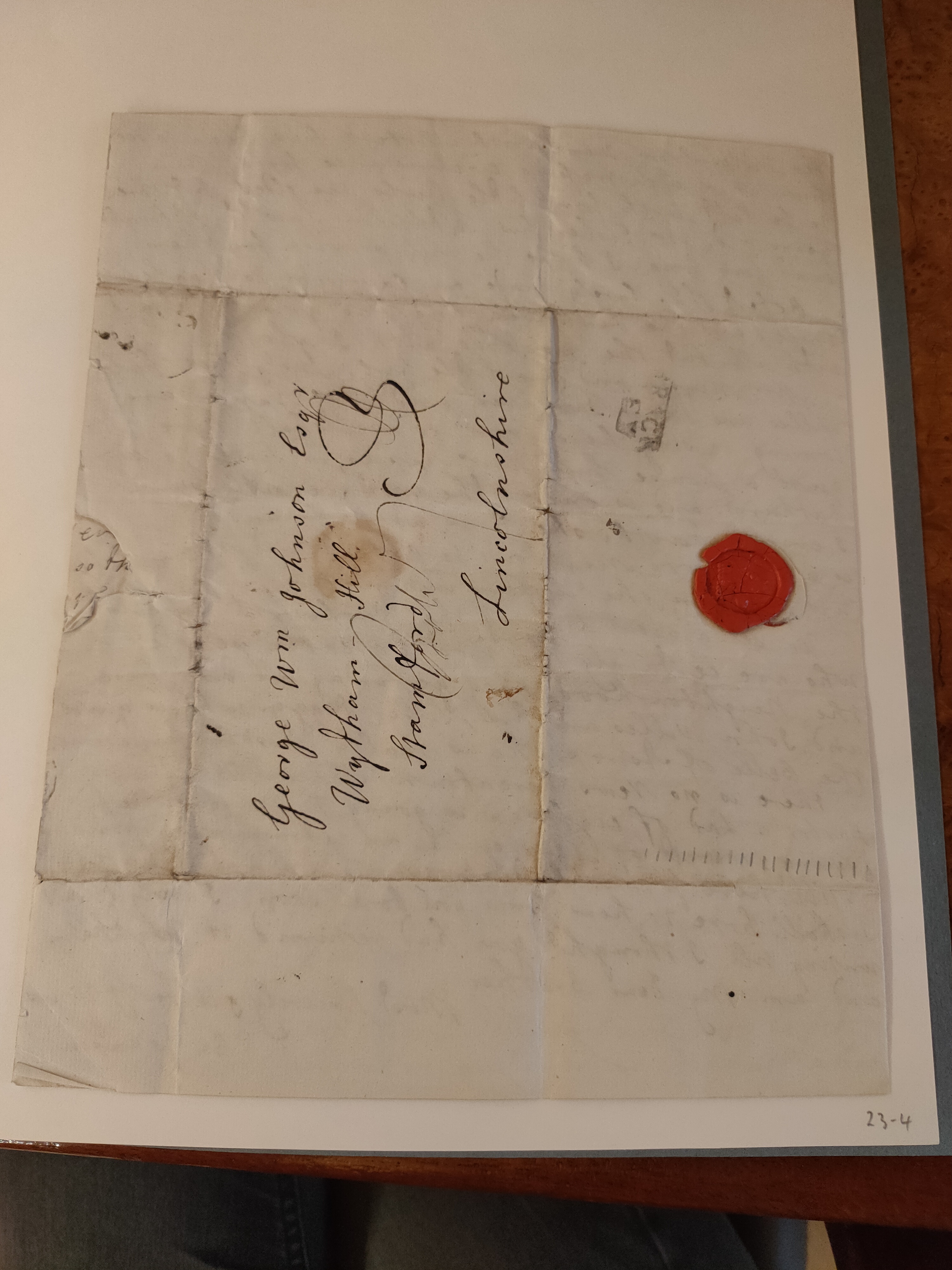 Image #4 of letter: Barbara Johnson to George William Johnson, 13 September 1777