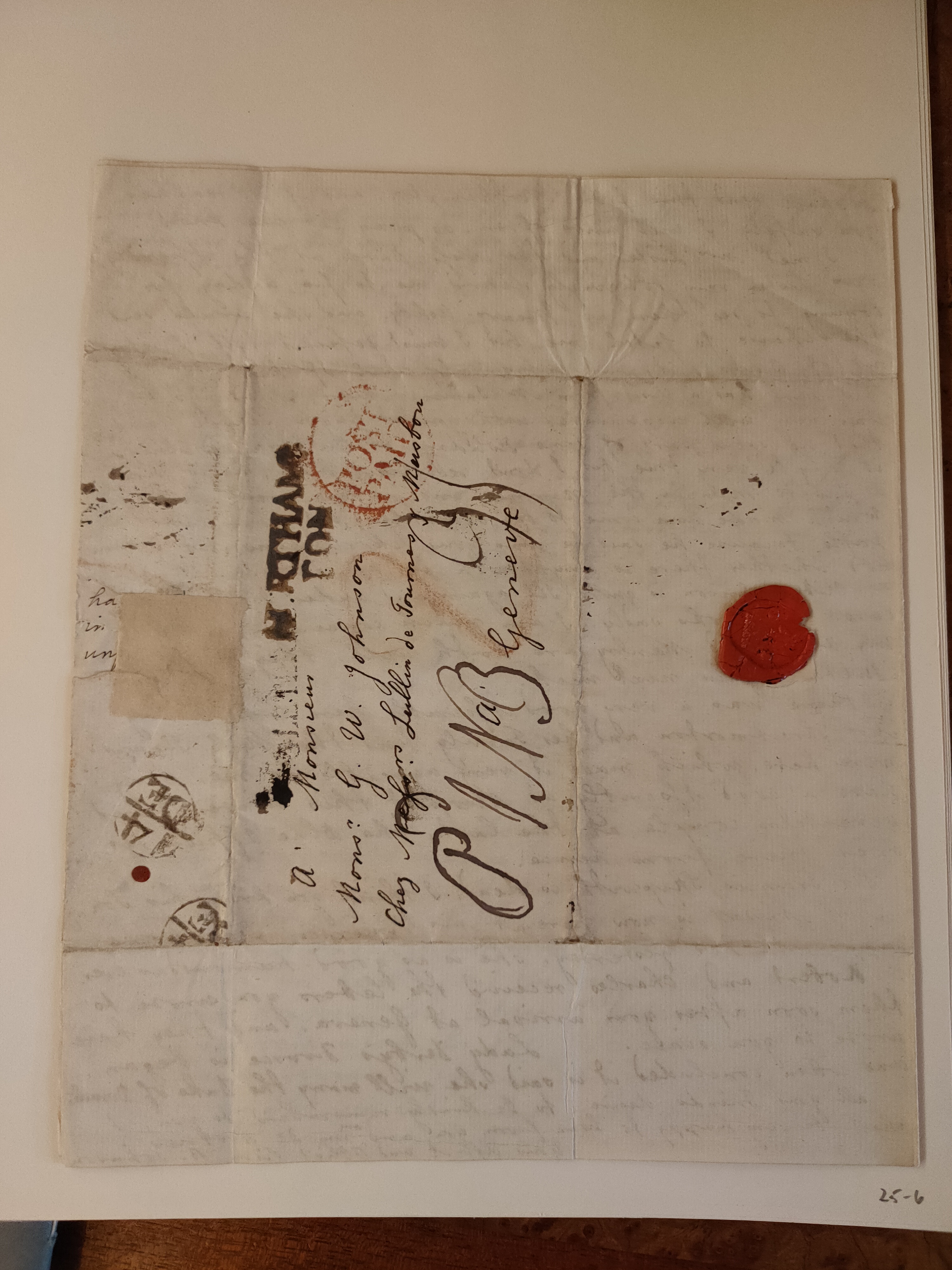 Image #4 of letter: Barbara Johnson to George William Johnson, 12 December 1778