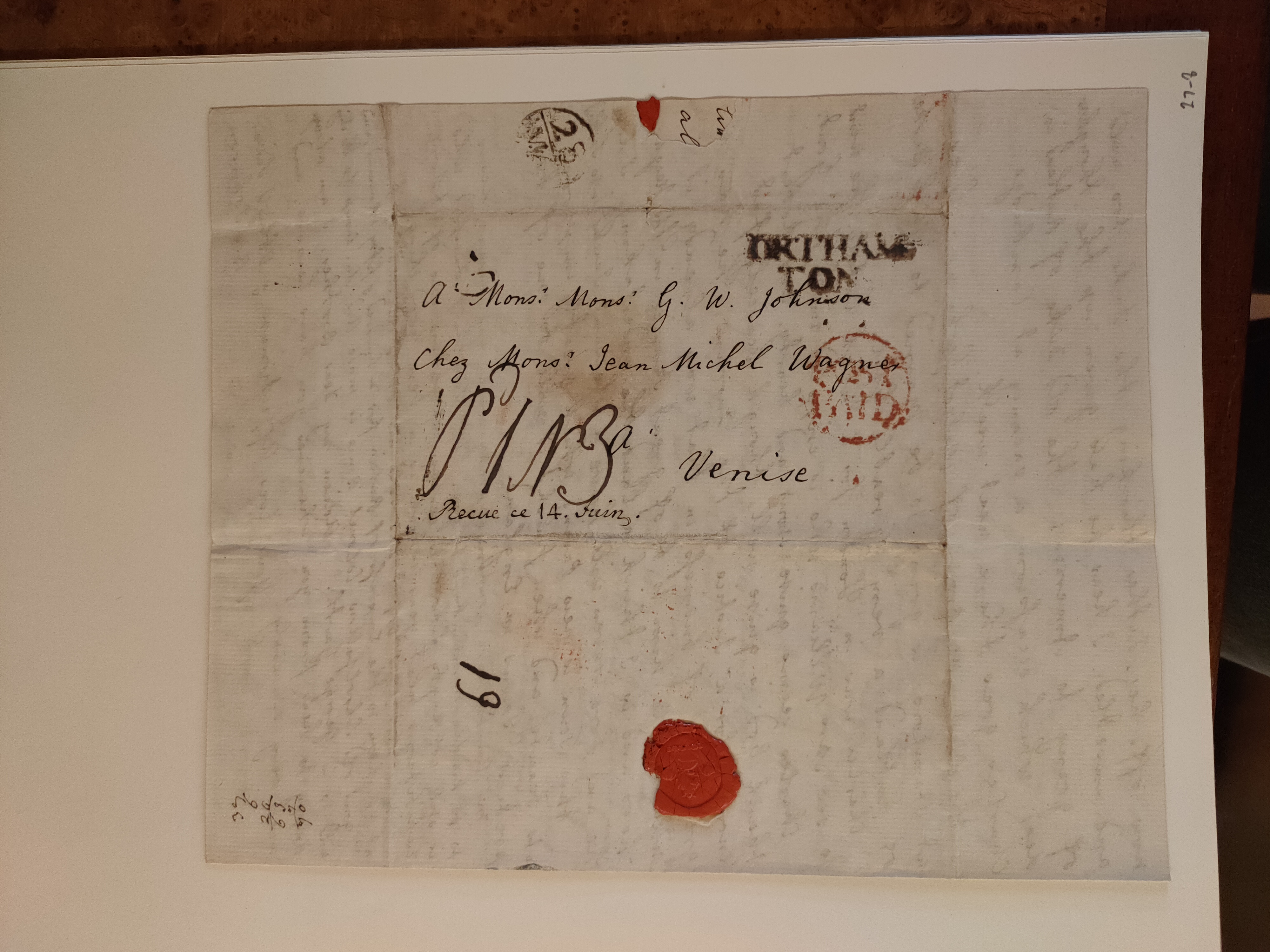 Image #4 of letter: Barbara Johnson to George William Johnson, 26 May 1779