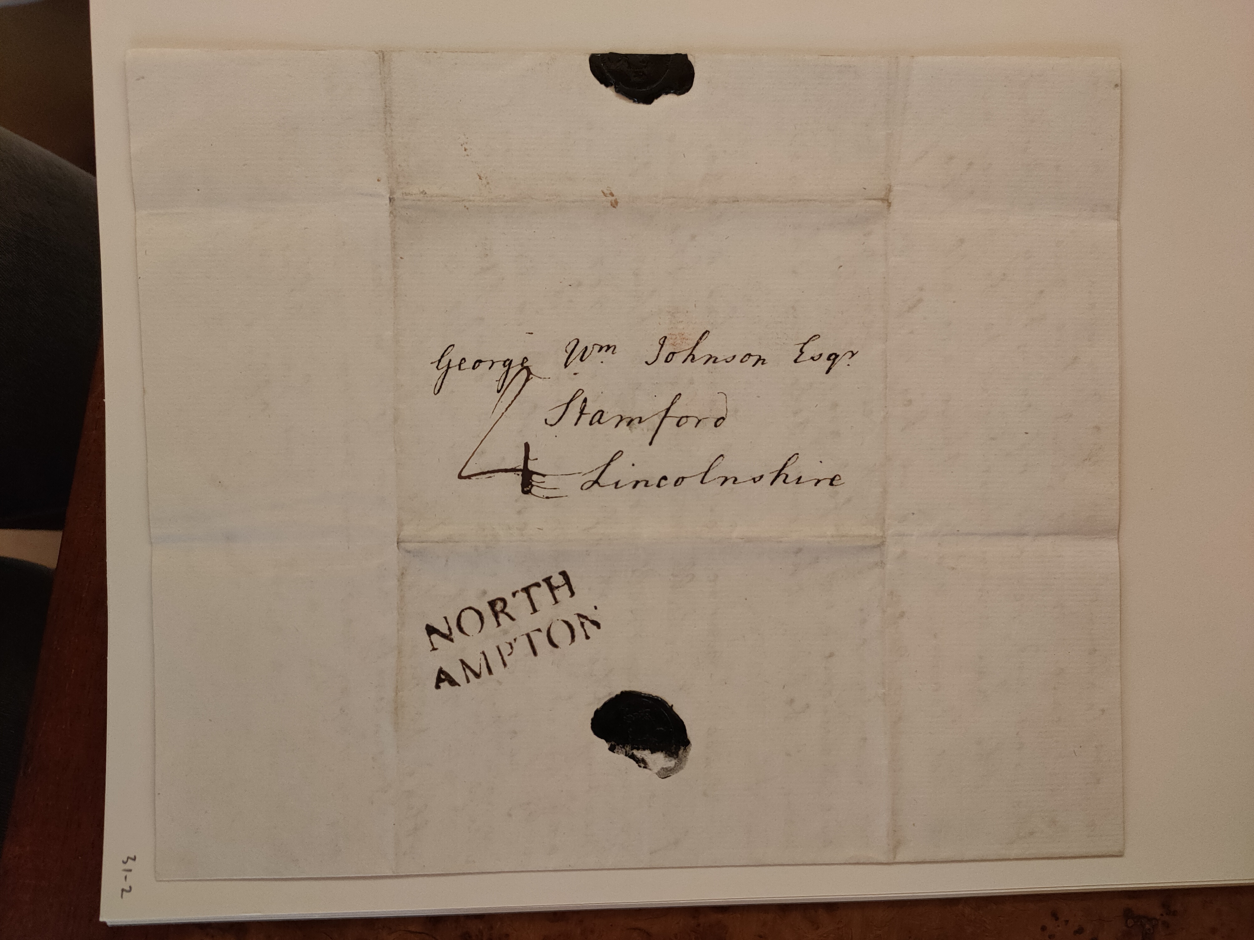 Image #4 of letter: Barbara Johnson to George William Johnson, 24 December 1780