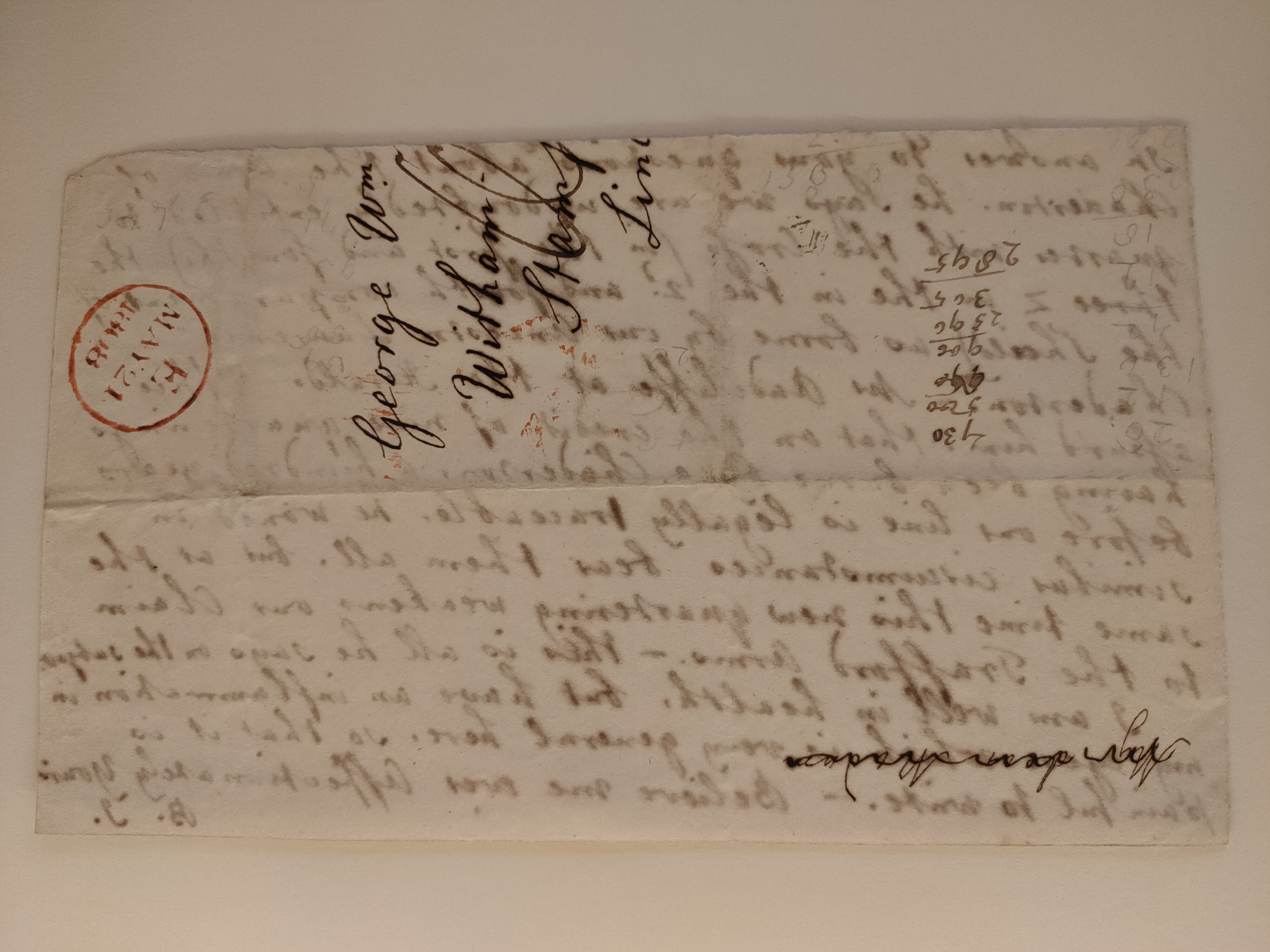Image #2 of letter: Barbara Johnson to George William Johnson