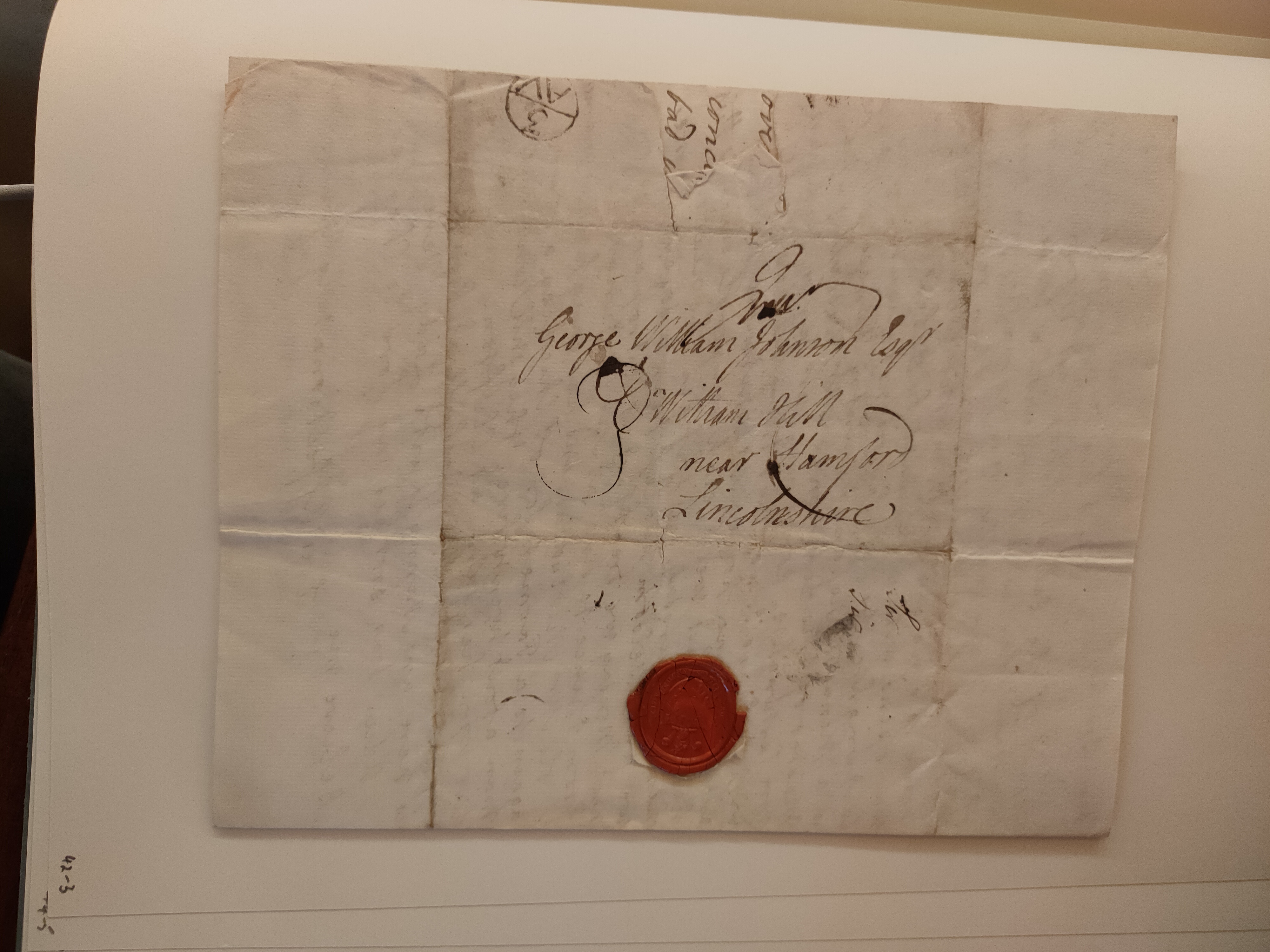 Image #2 of letter: Barbara Johnson to George William Johnson, 7 August