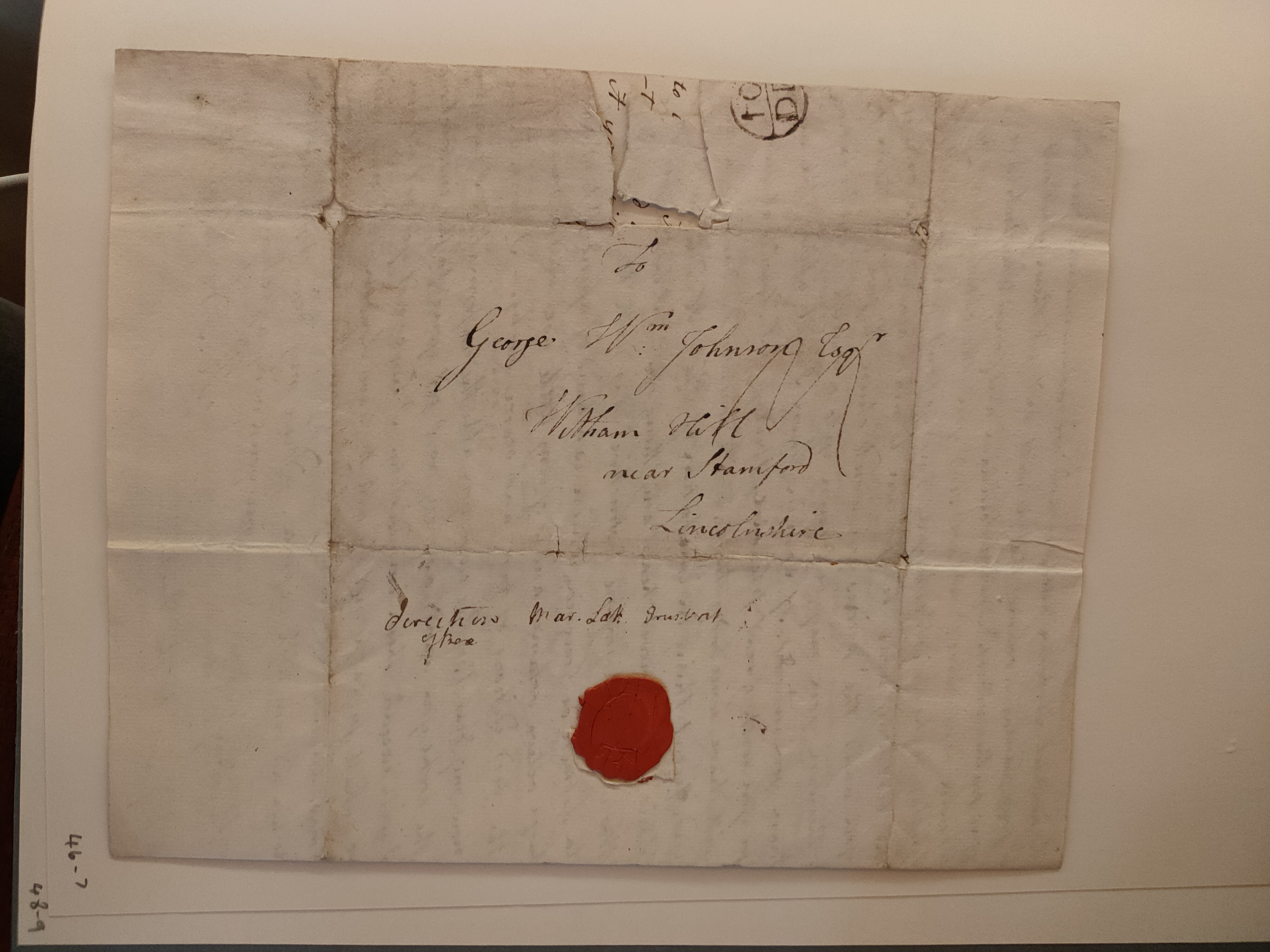 Image #4 of letter: Robert Augustus Johnson to George William Johnson