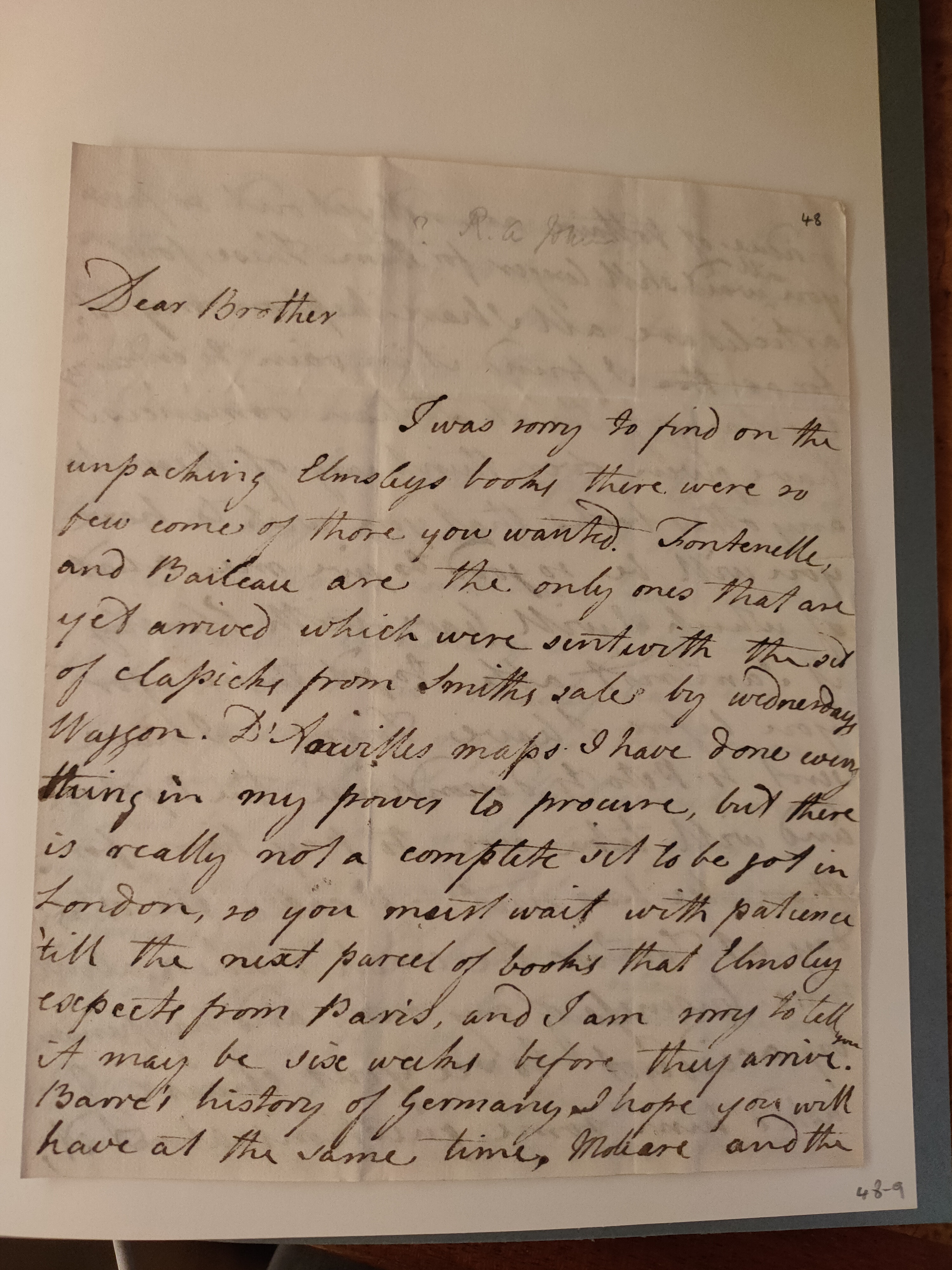 Image #1 of letter: Robert Augustus Johnson to George William Johnson,