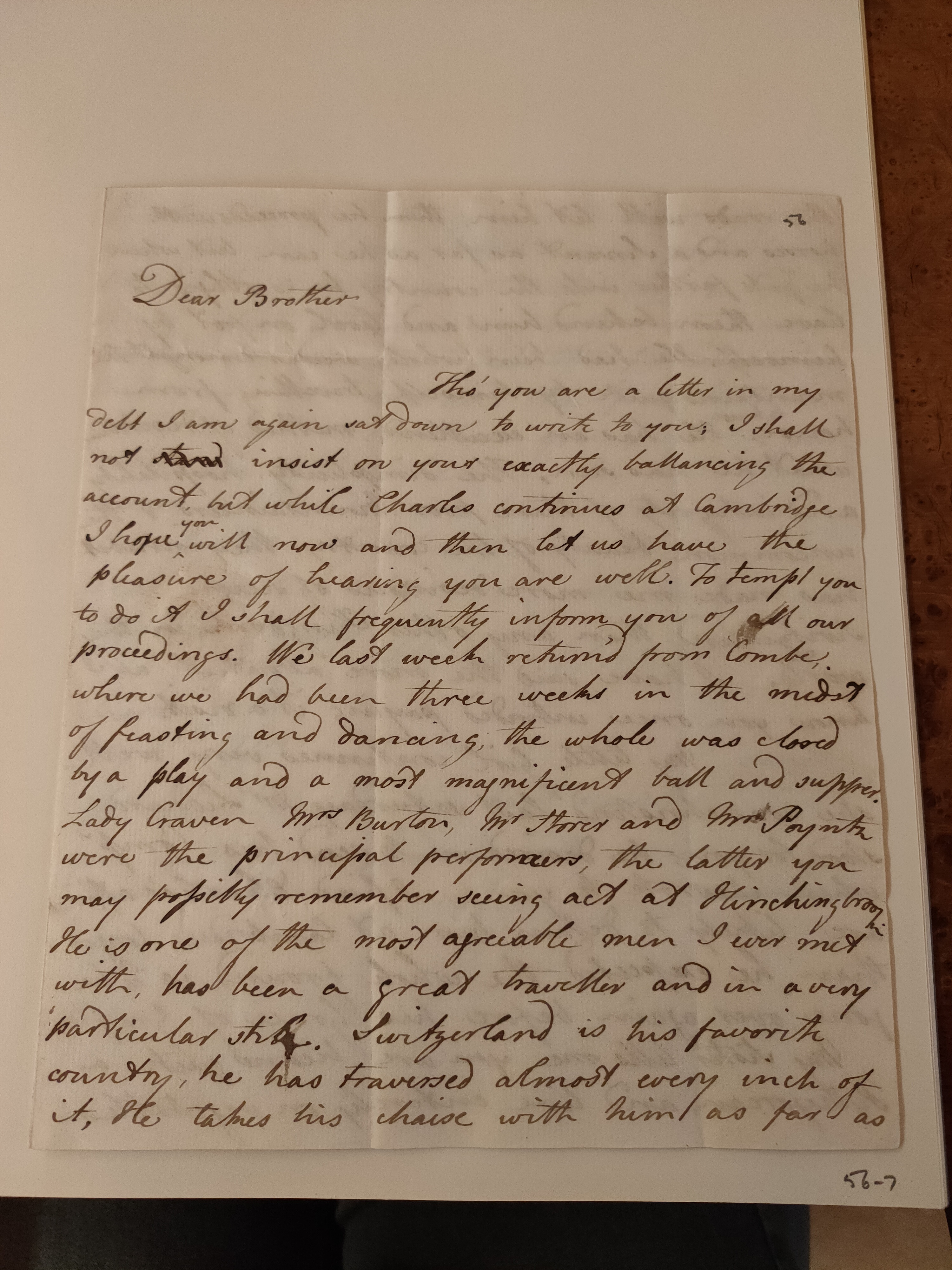 Image #1 of letter: Robert Augustus Johnson to George William Johnson, 21 January 1774