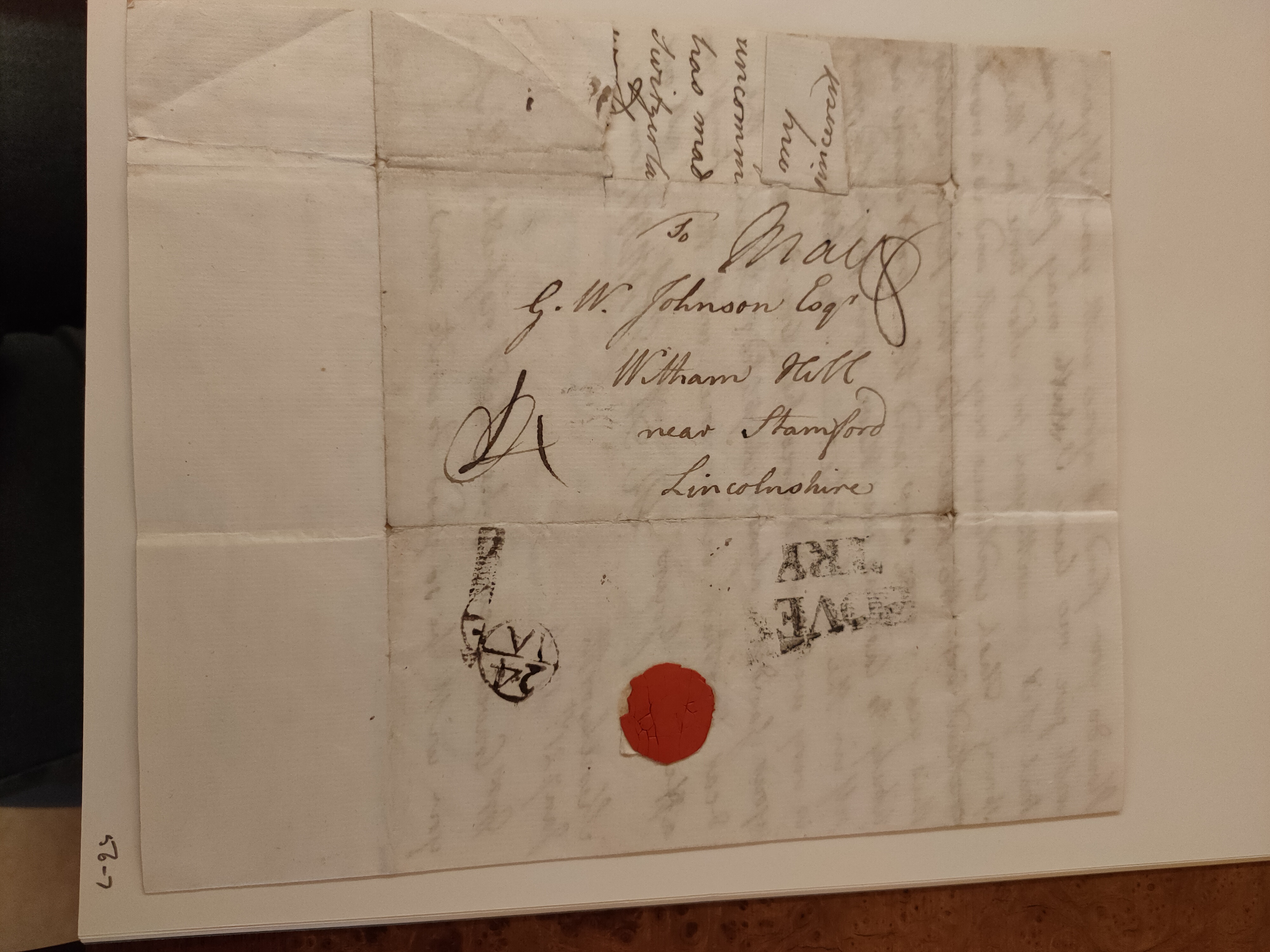 Image #4 of letter: Robert Augustus Johnson to George William Johnson, 21 January 1774