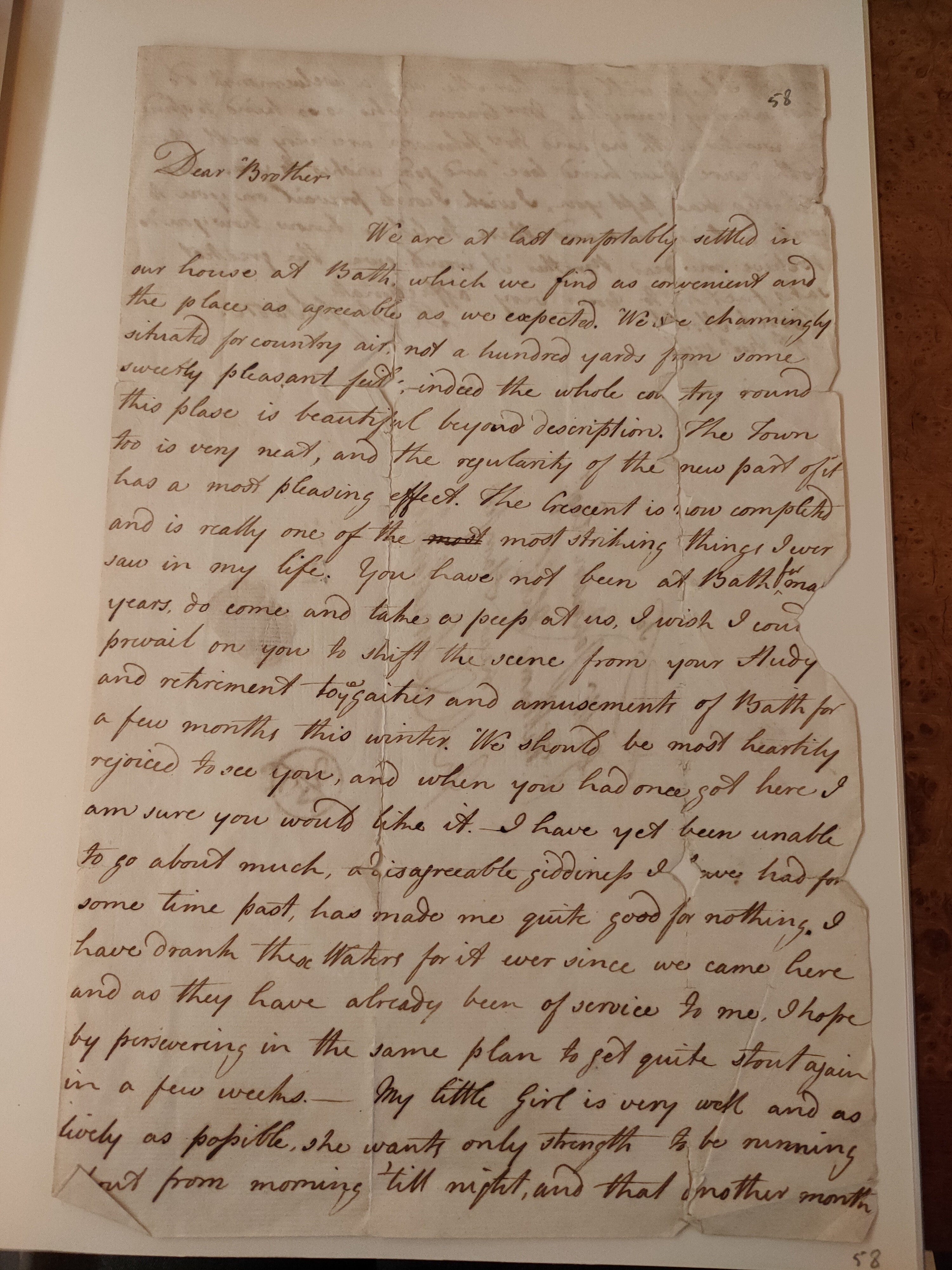 Image #1 of letter: Robert Augustus Johnson to George William Johnson, 7 November 1774