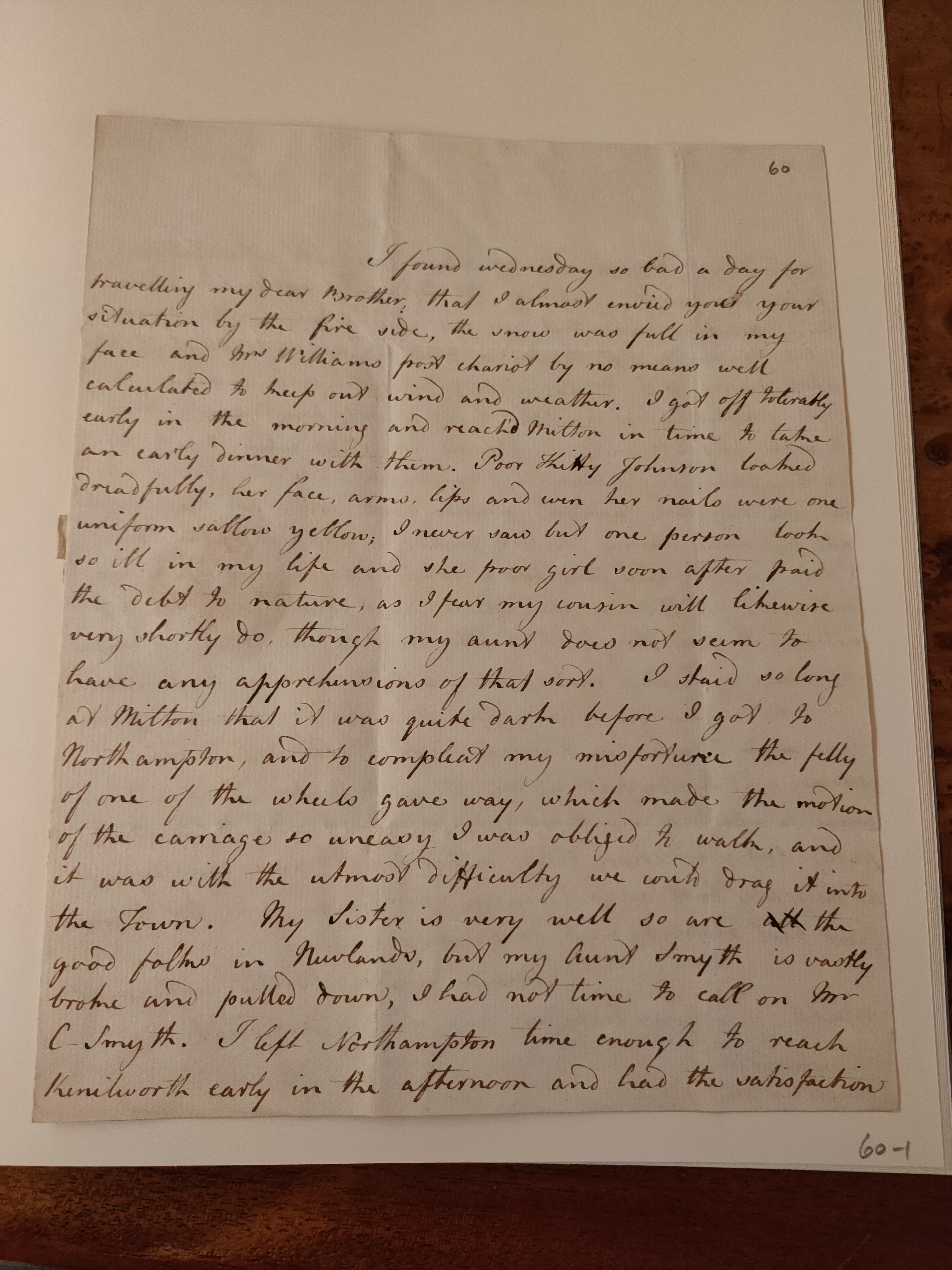 Image #1 of letter: Robert Augustus Johnson to George William Johnson, 27 February